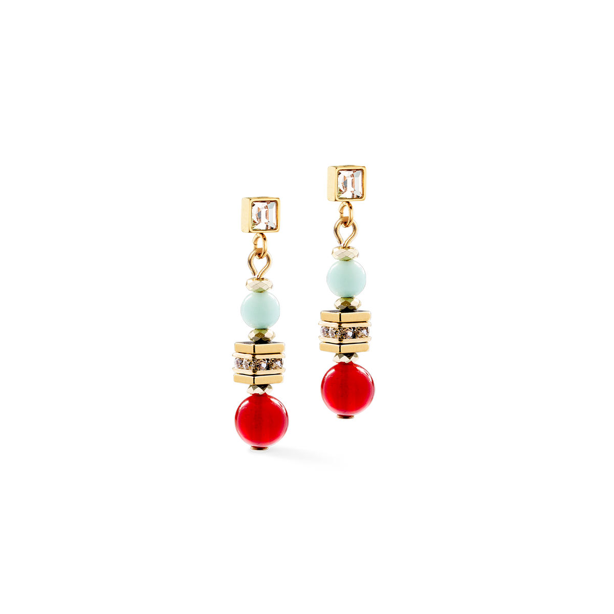 Earrings Shape Mix Nexus gold-multicolour
