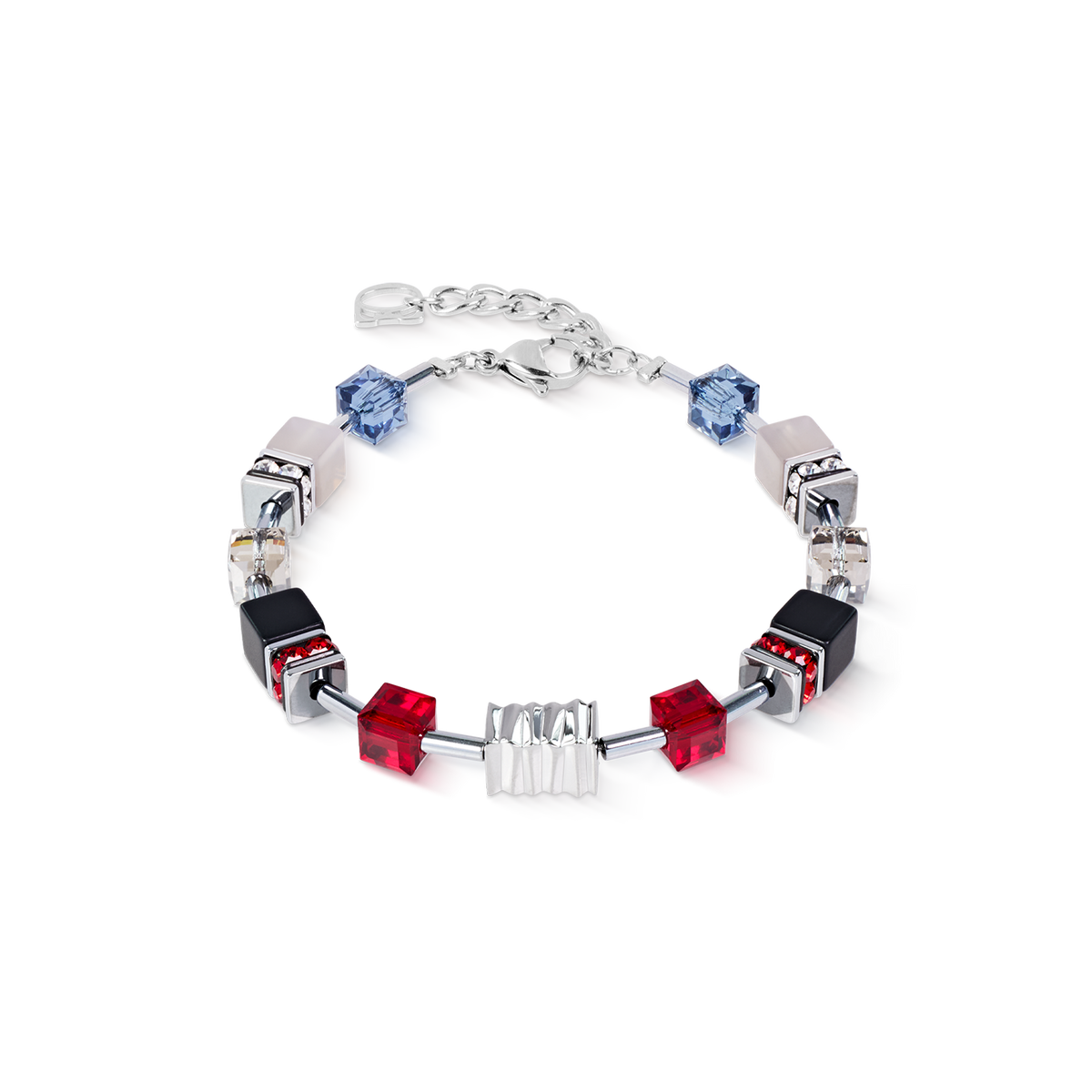 GeoCUBE® Iconic Wave Bracelet Urban Silver
