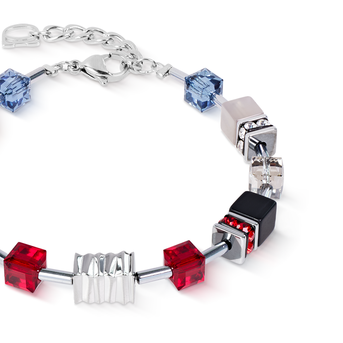 GeoCUBE® Iconic Wave Bracelet Urban Silver