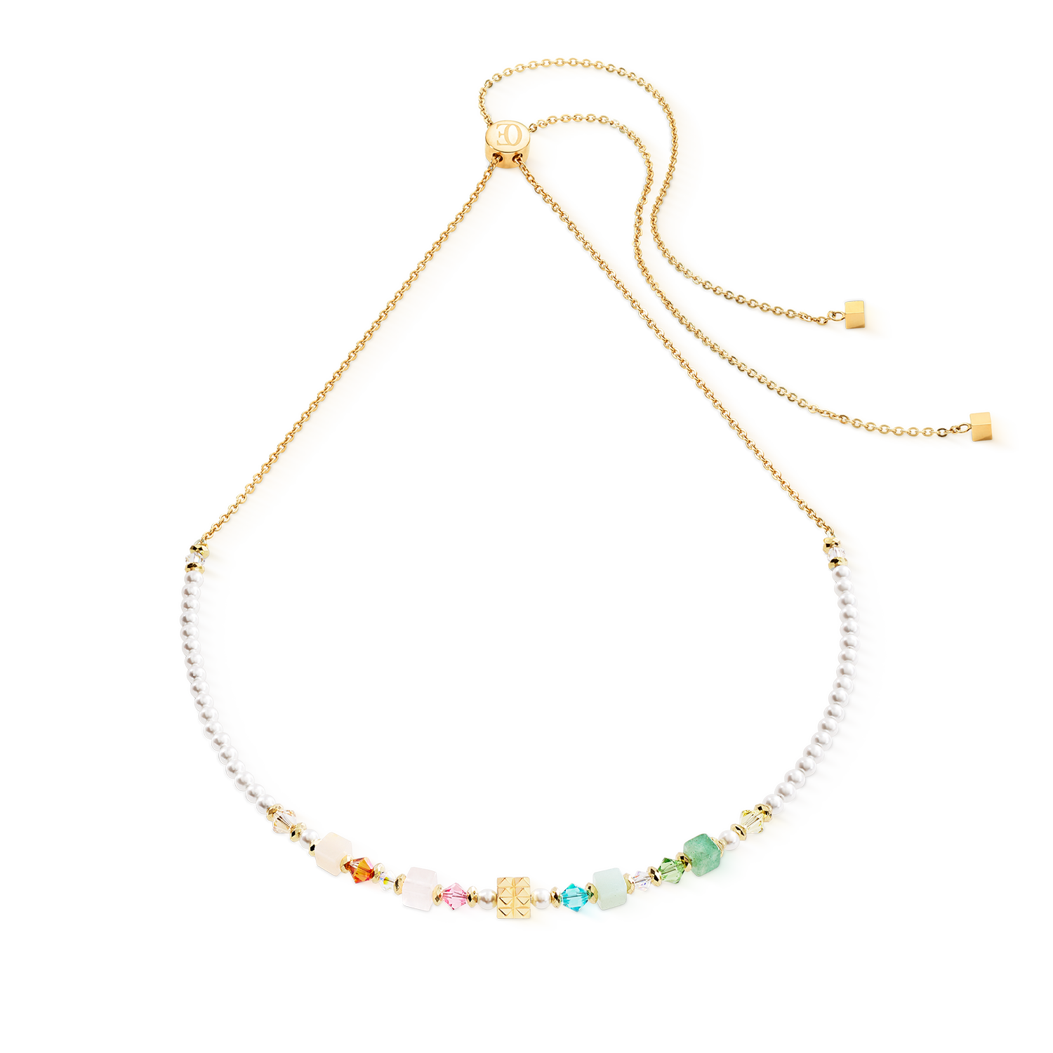 Necklace Cube Princess Fusion Blossom gold