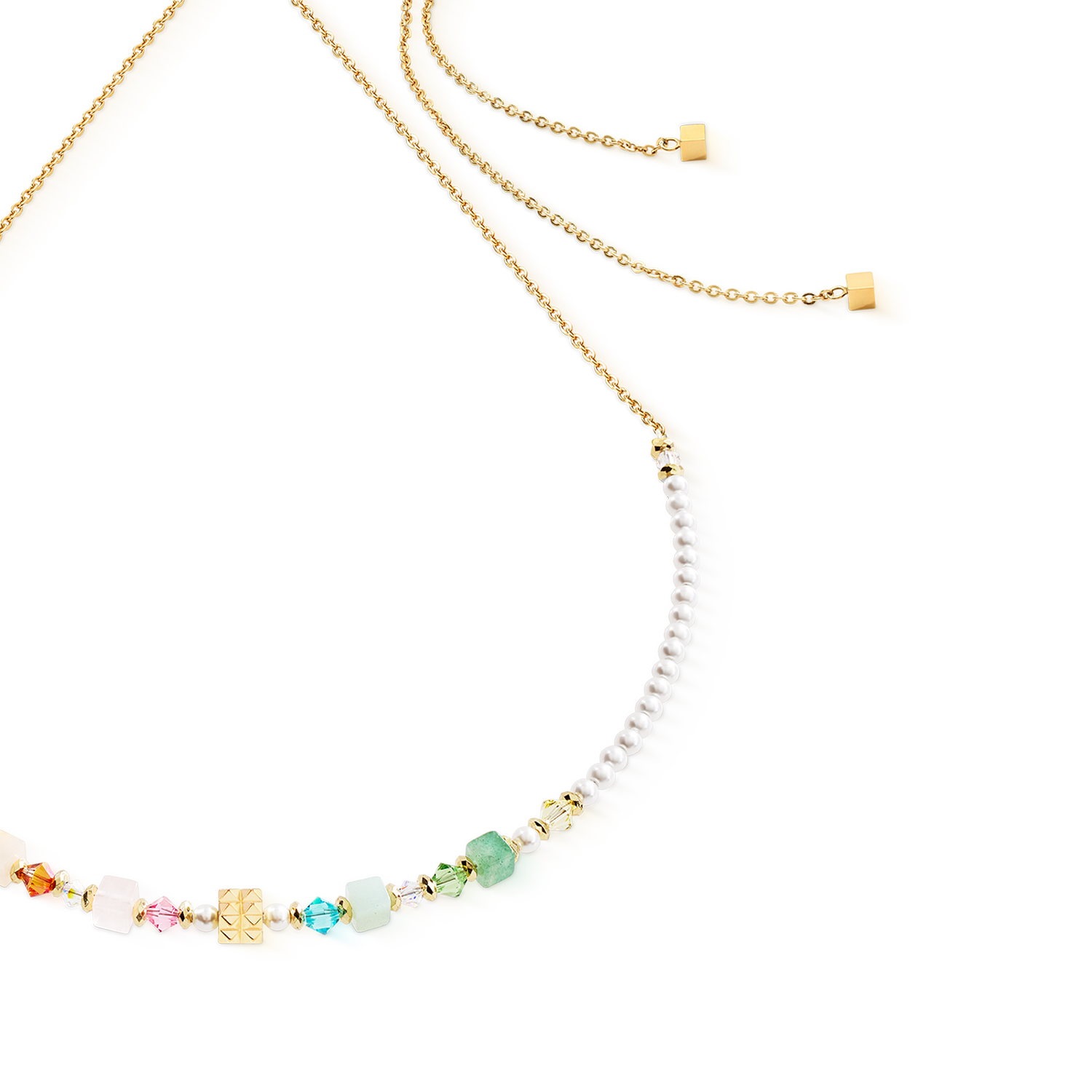 Necklace Cube Princess Fusion Blossom gold