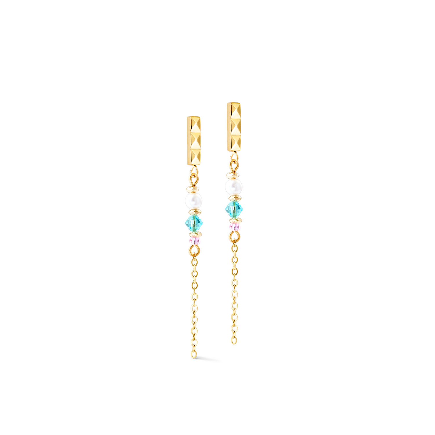 Earrings Cube Princess Fusion Blossom gold