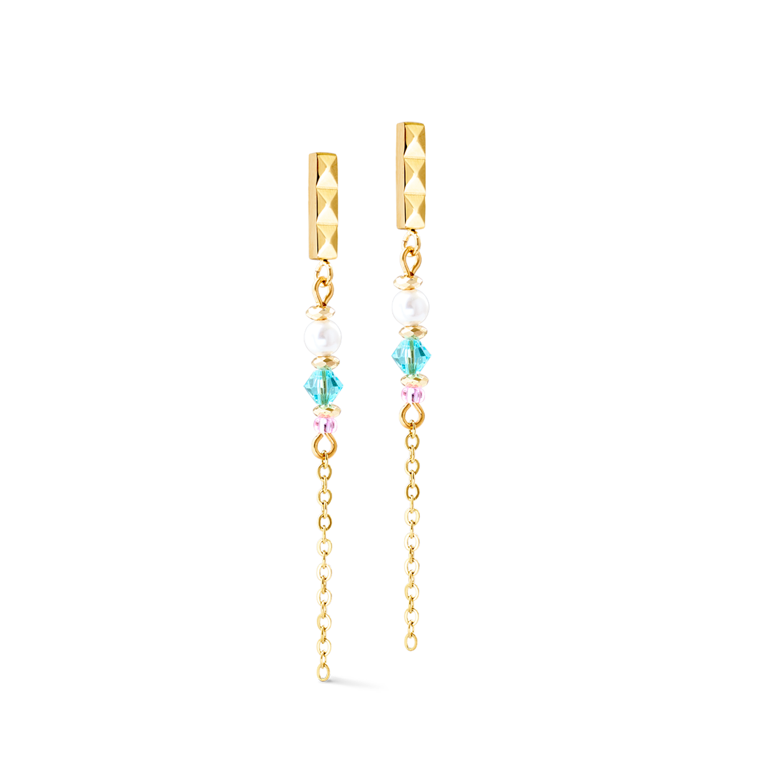 Earrings Cube Princess Fusion Blossom gold
