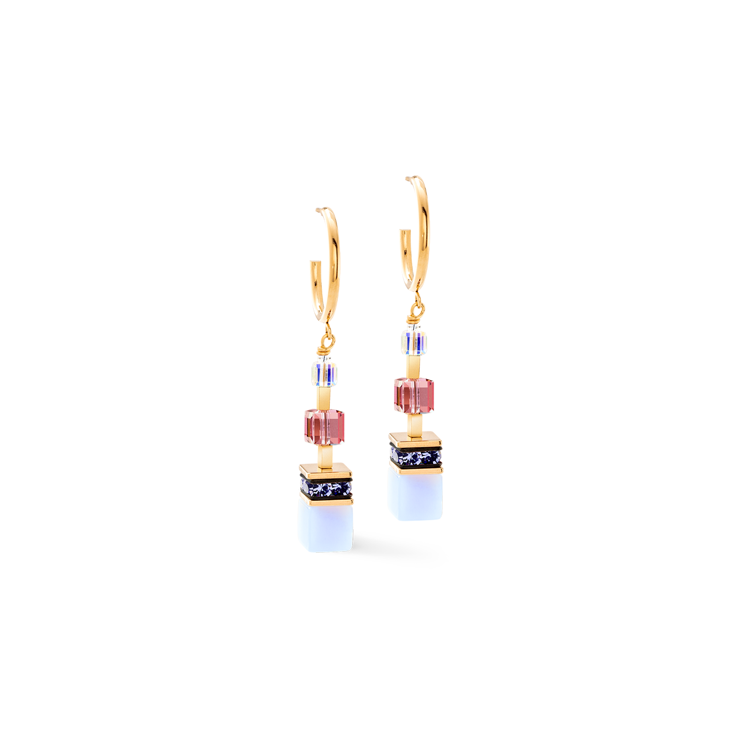 GeoCUBE® Precious Statement earrings Art Nouveau