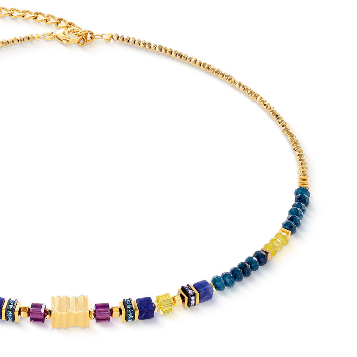 Necklace Wave Precious Flow gold-energy