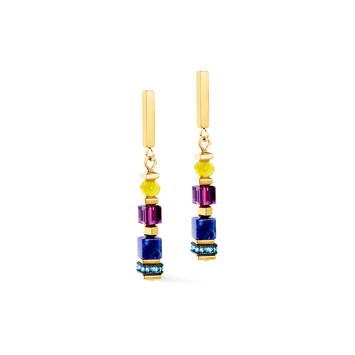 Earrings Wave Precious Flow gold-energy