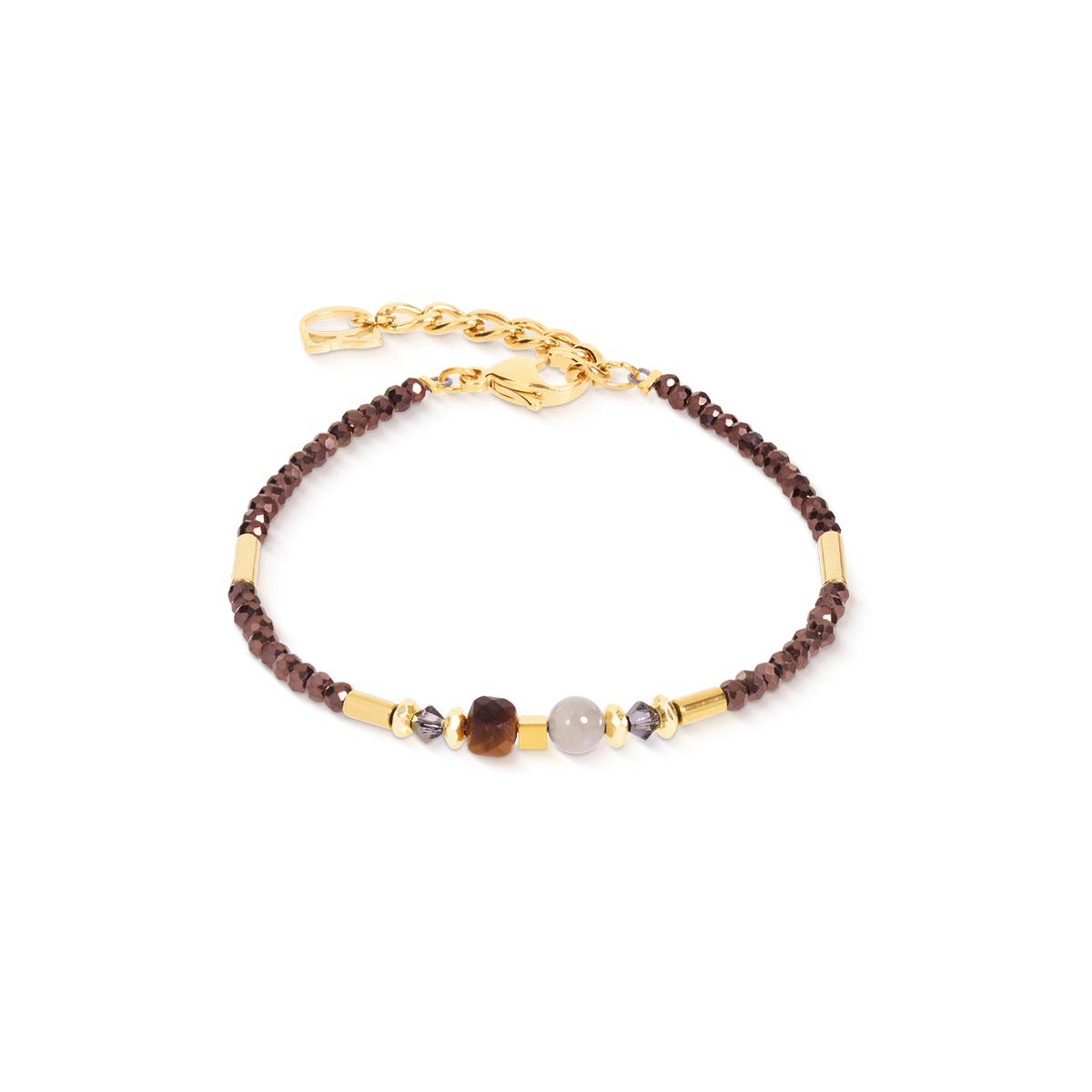 Bracelet Cube Balance Golden Hazel