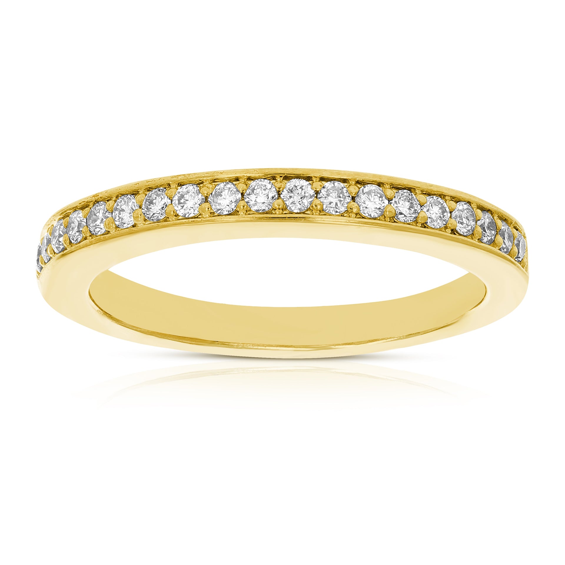 1/5 cttw Diamond Wedding Band in 10K Yellow Gold
