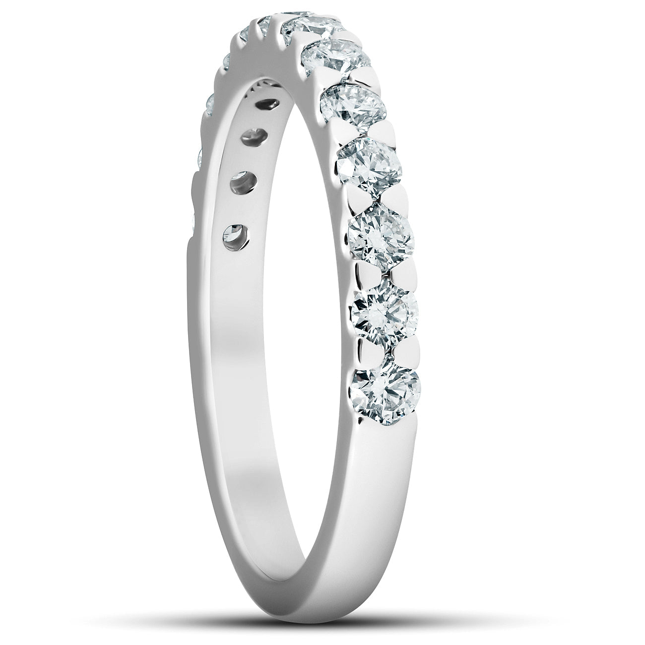 3/4Ct Diamond Wedding Womens Ring Anniversary Stackable Band 14k White Gold