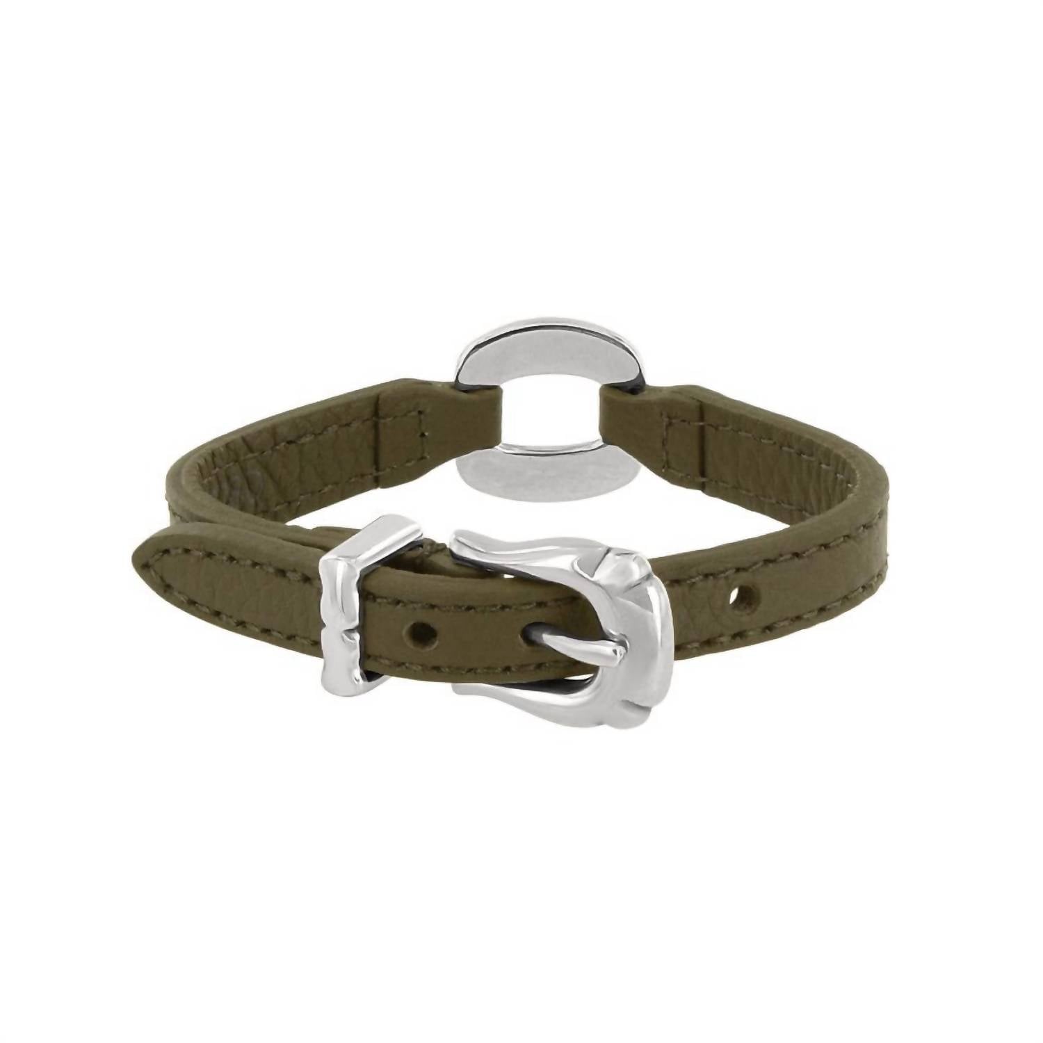 Women's Timeless Link Bandit Bracelet in Olive