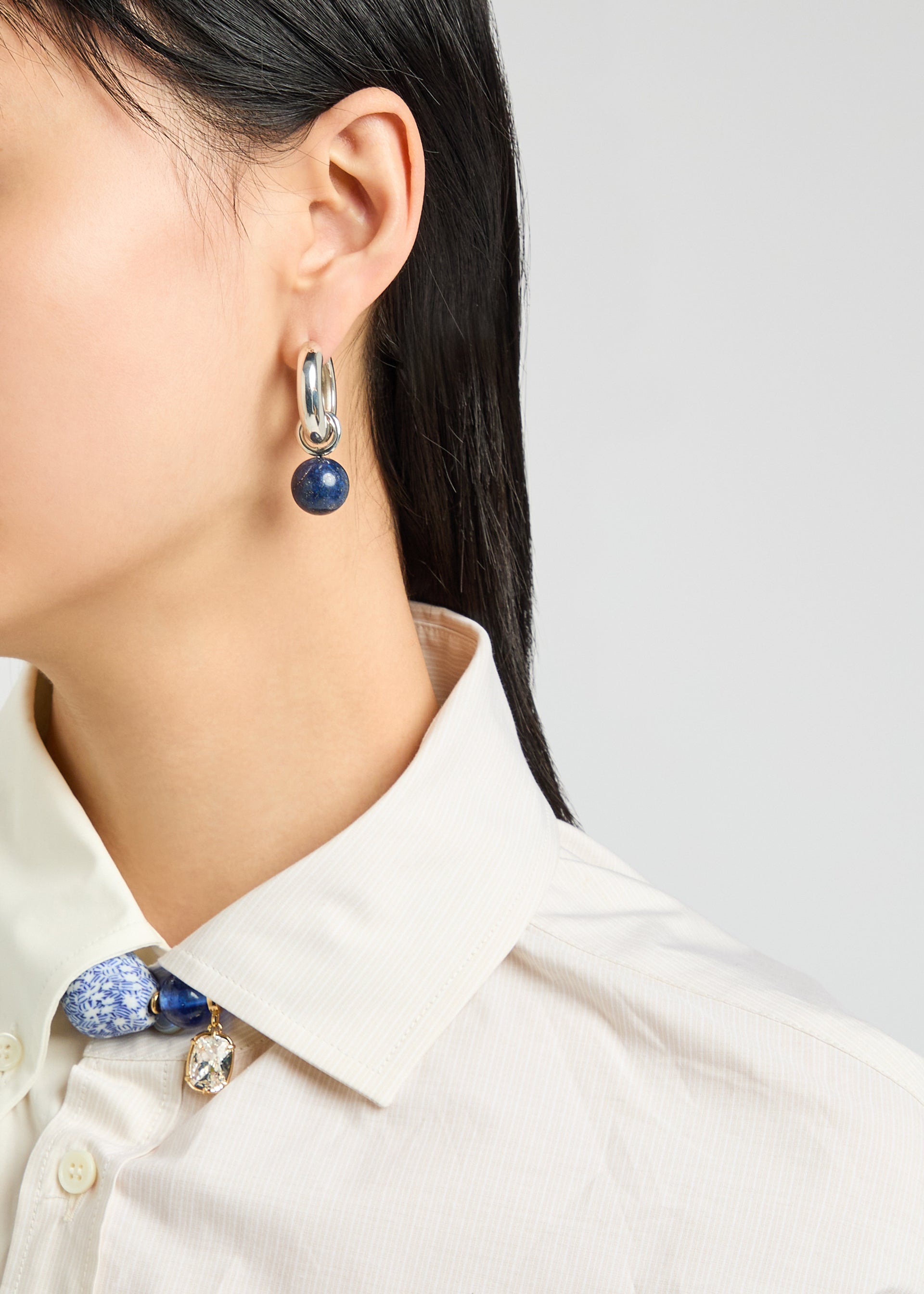 Sonia sterling silver hoop earrings