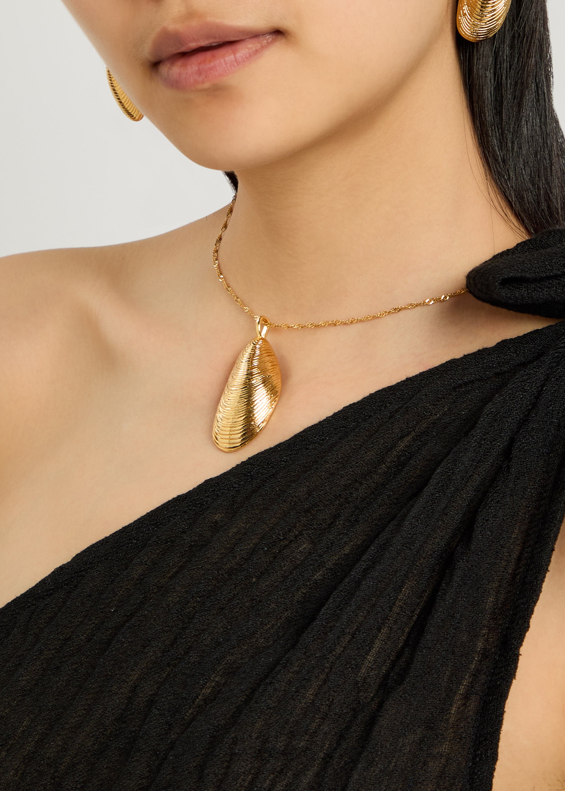 Moules 18kt gold-plated necklace