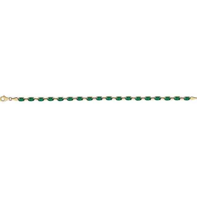 Emerald-Cut Lab-grown Diamond Bracelet