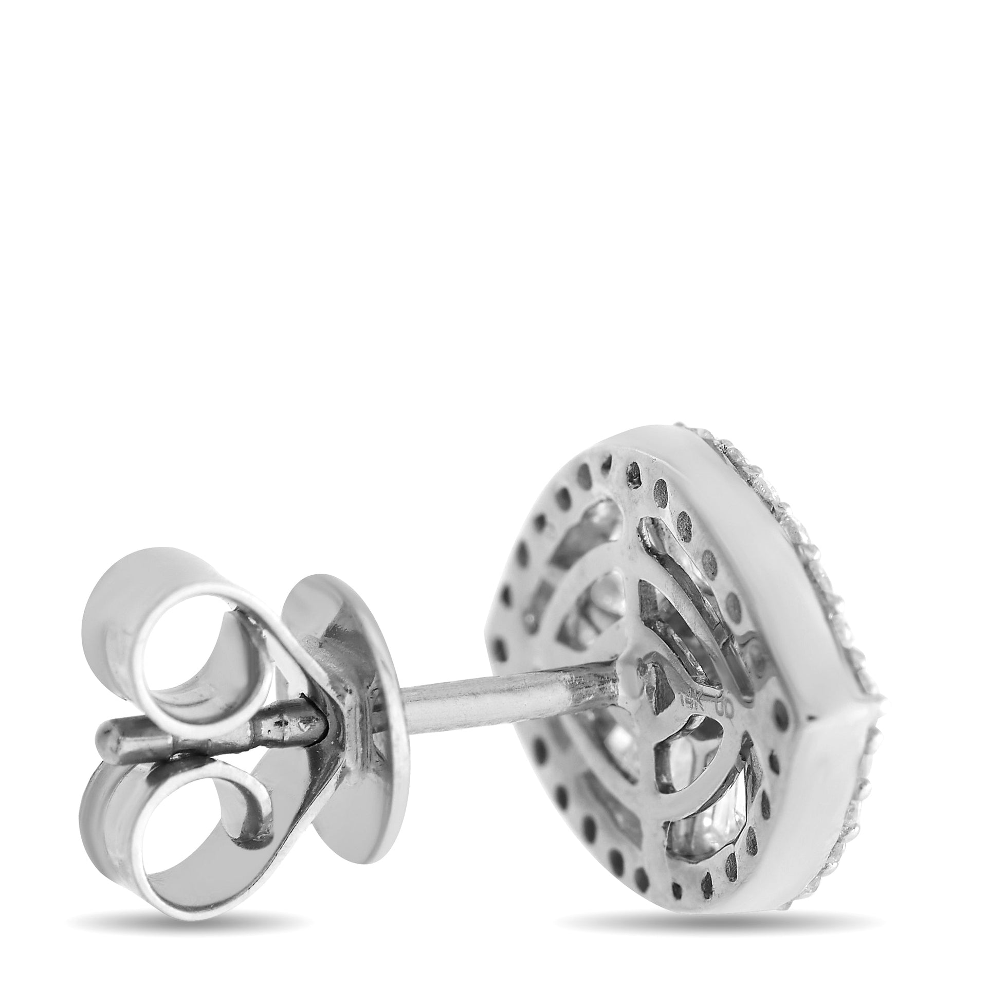 LB Exclusive 14K White Gold 1.05ct Diamond Earrings ER26925