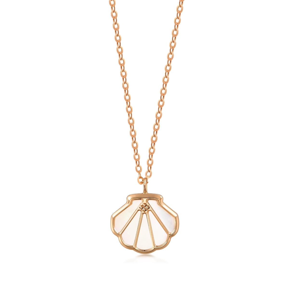 wishes-18k-rose-gold-shell-necklace-chow-sang-sang