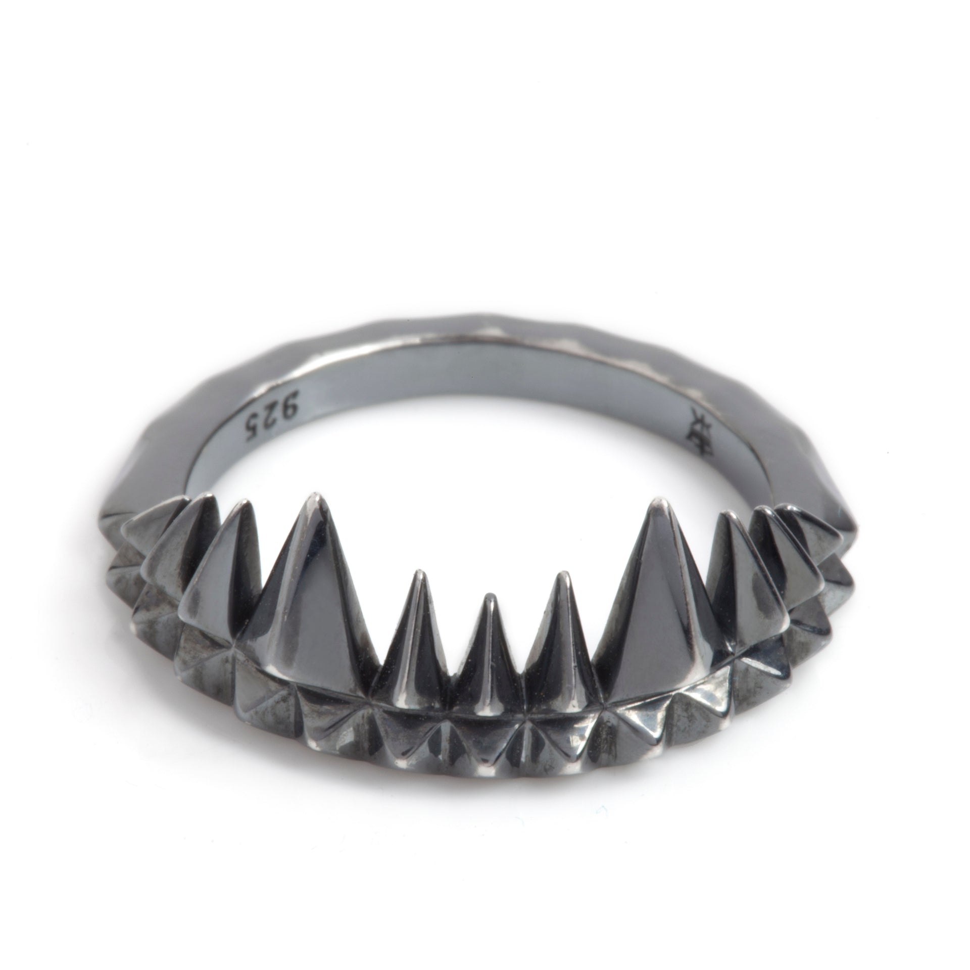 Crocodile Bite Ring Black