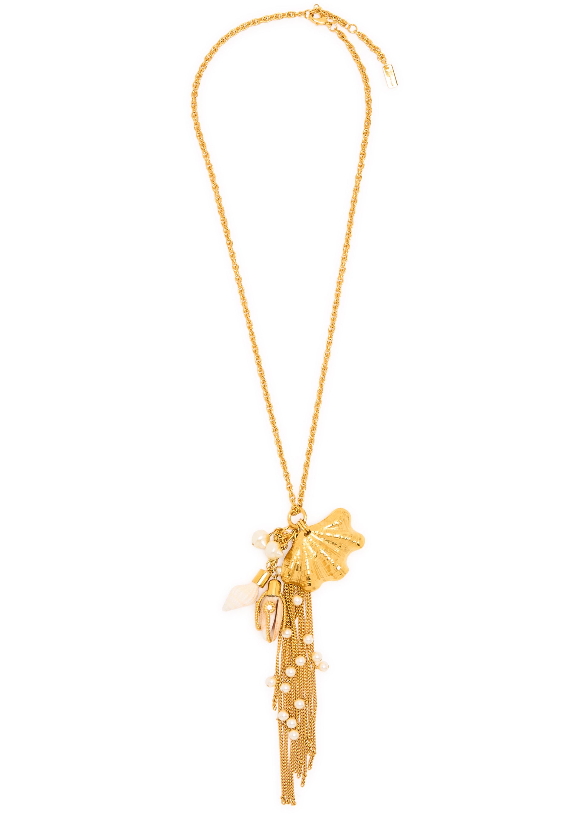 The Chloé Shells embellished necklace