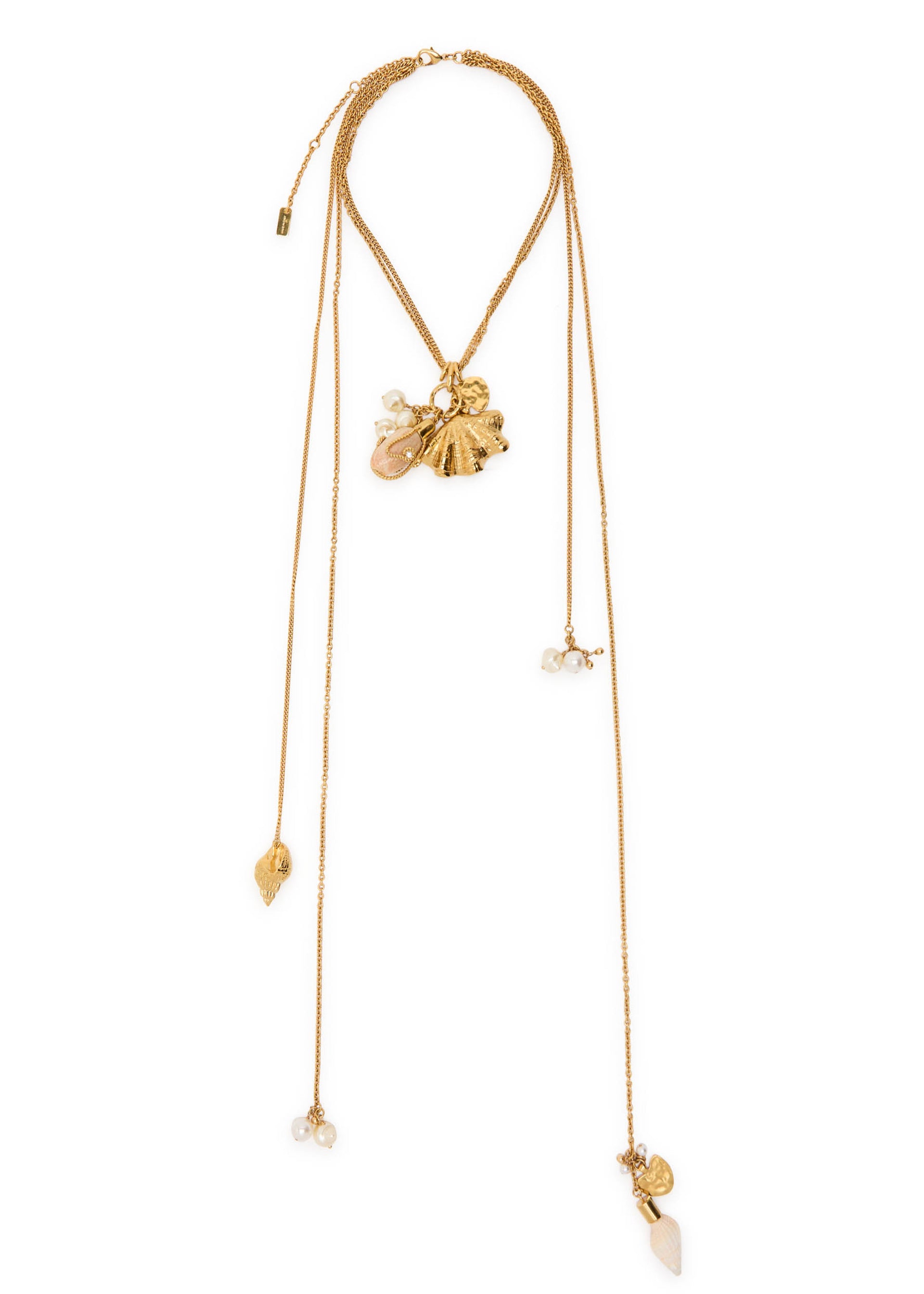 The Chloé Shell multi-chain necklace