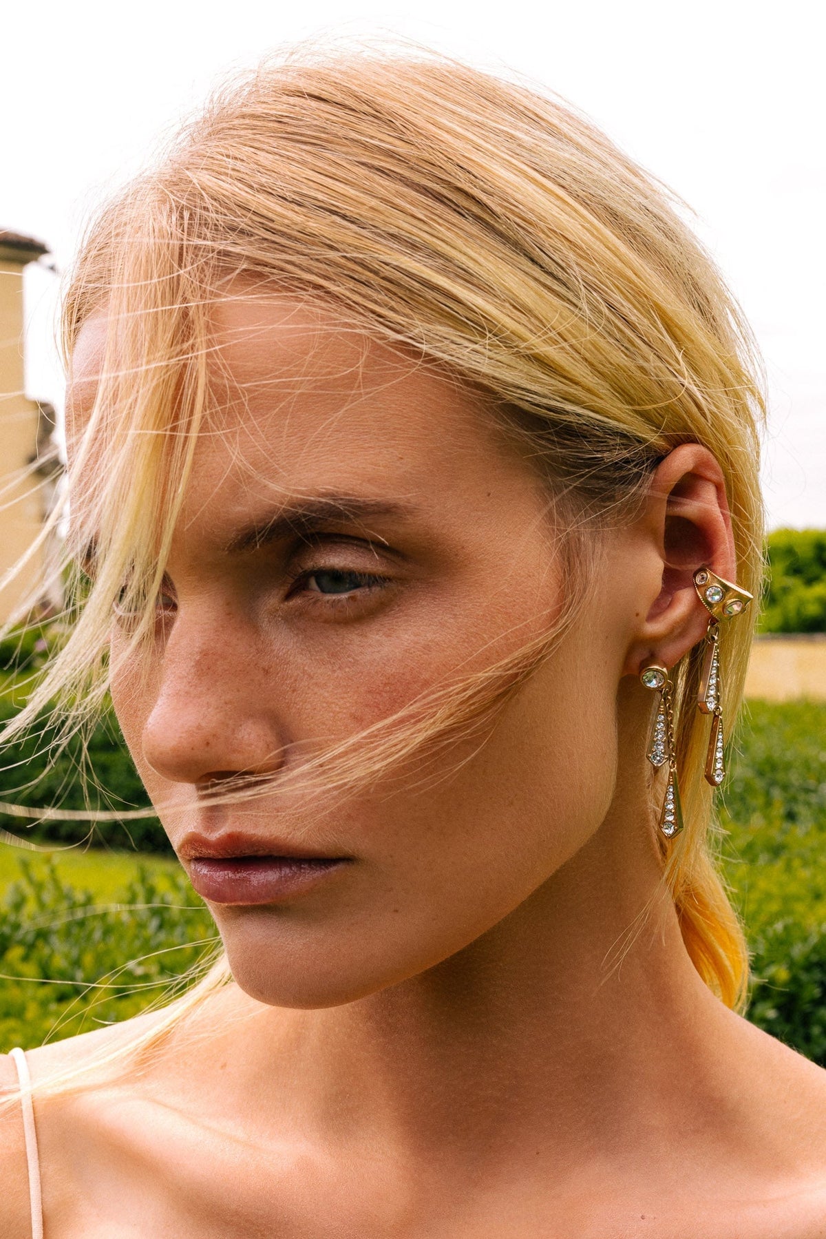 Cascata Drop Ear Cuff and Earring Set