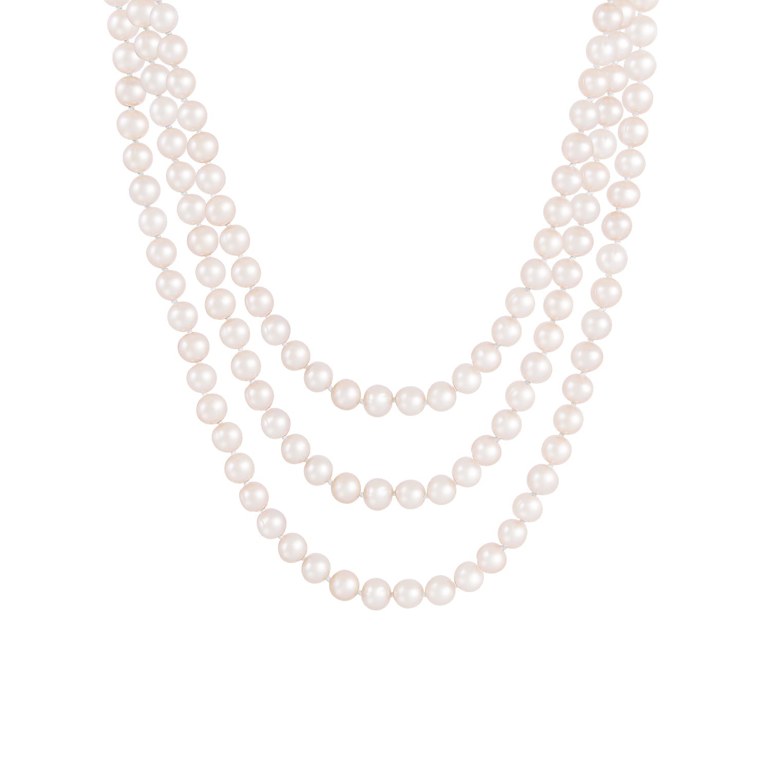 Endless Pink 80' Freshwater Pearl Necklace