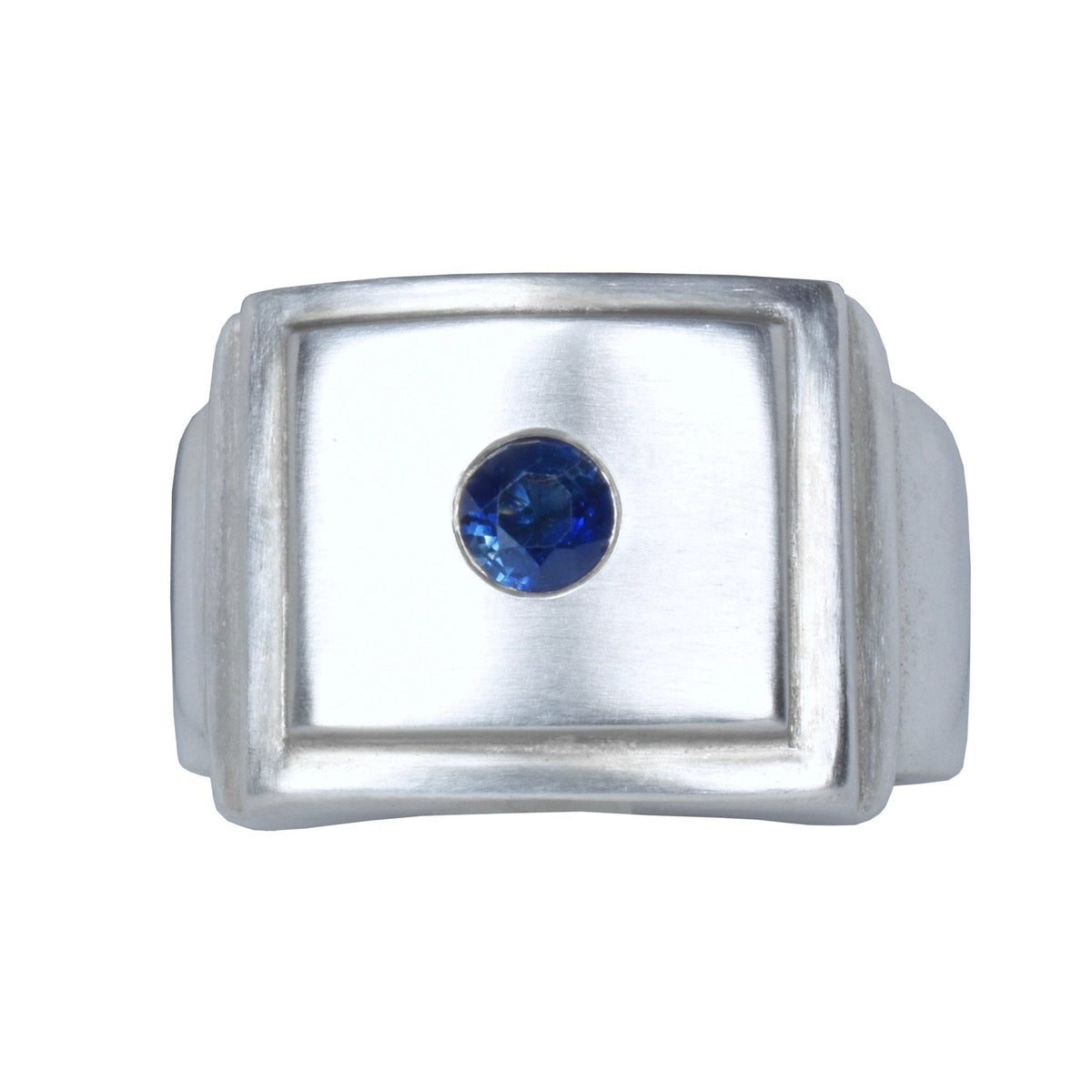 Step signet ring - ready to ship in size 9