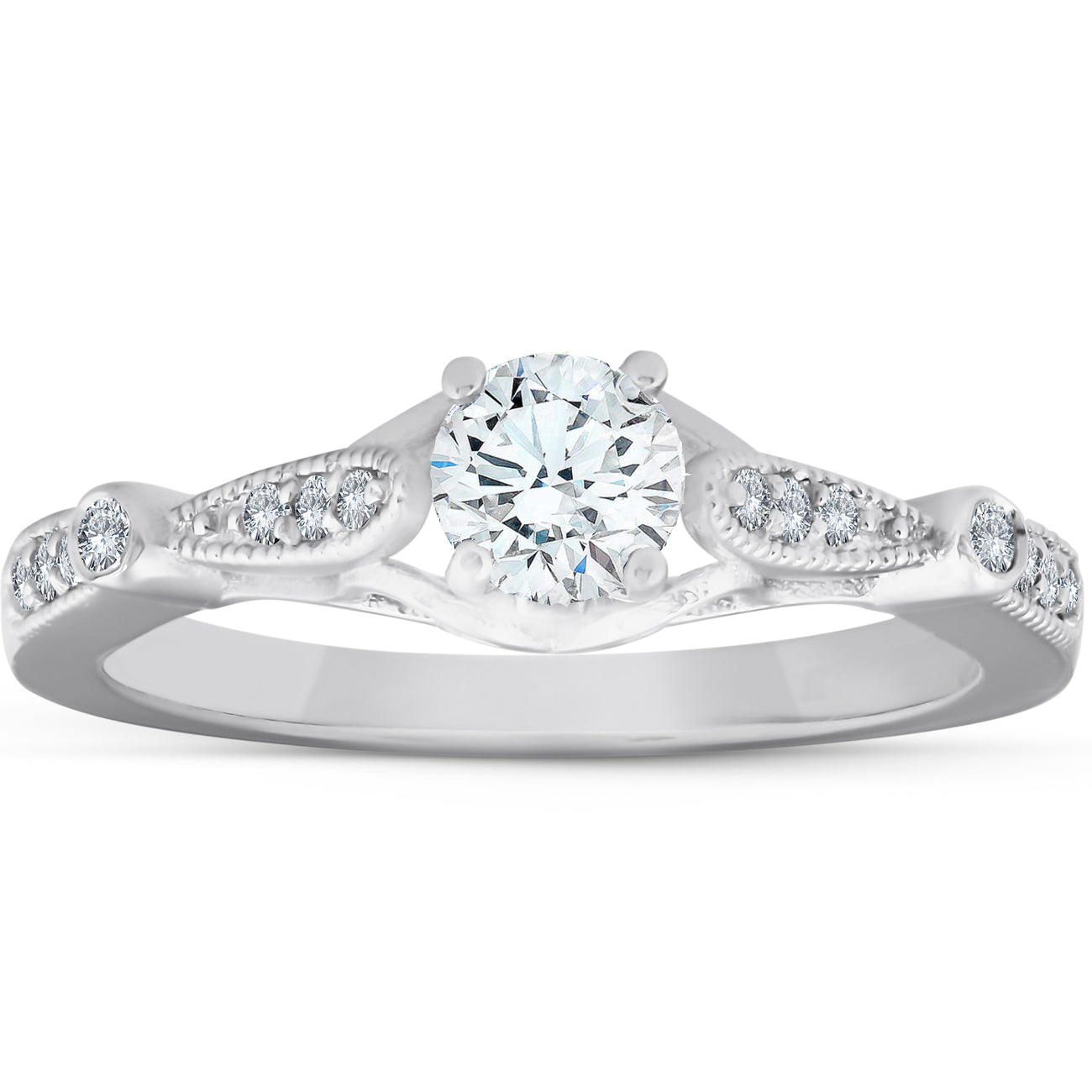 5/8 ct Diamond Vintage Engagement Ring 950 Platinum