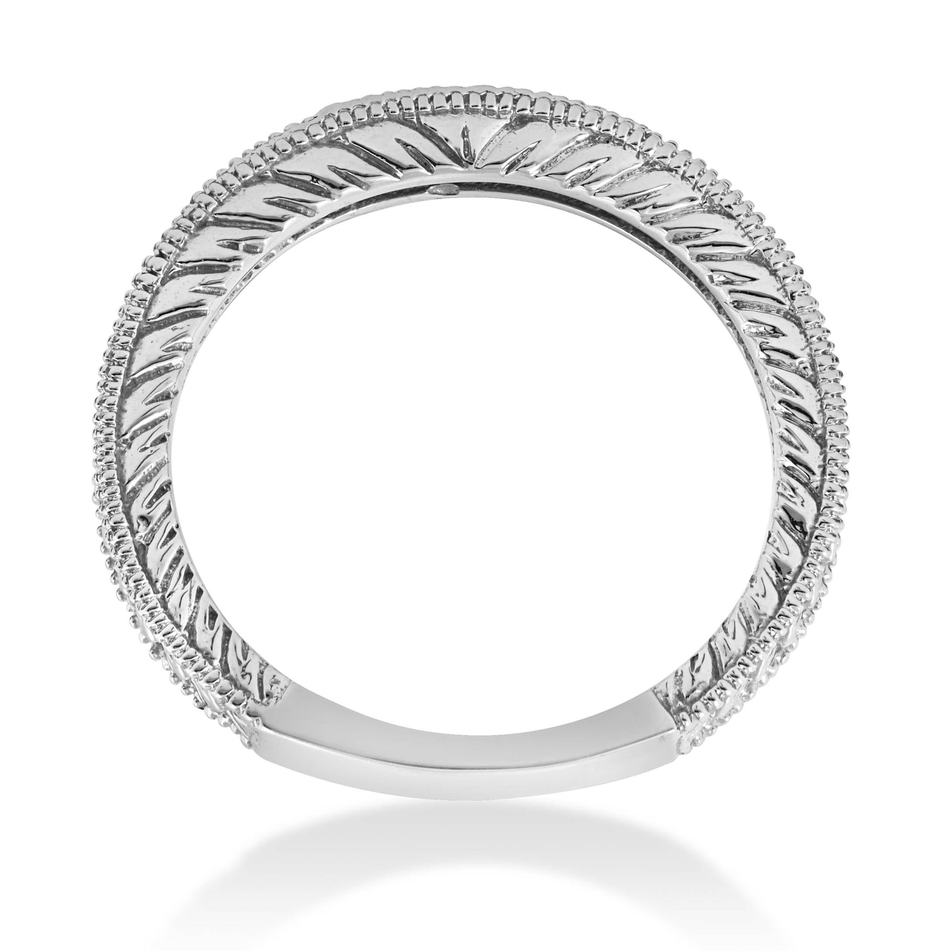 1/6ct Black Diamond Wedding Anniversary Vintage Ring