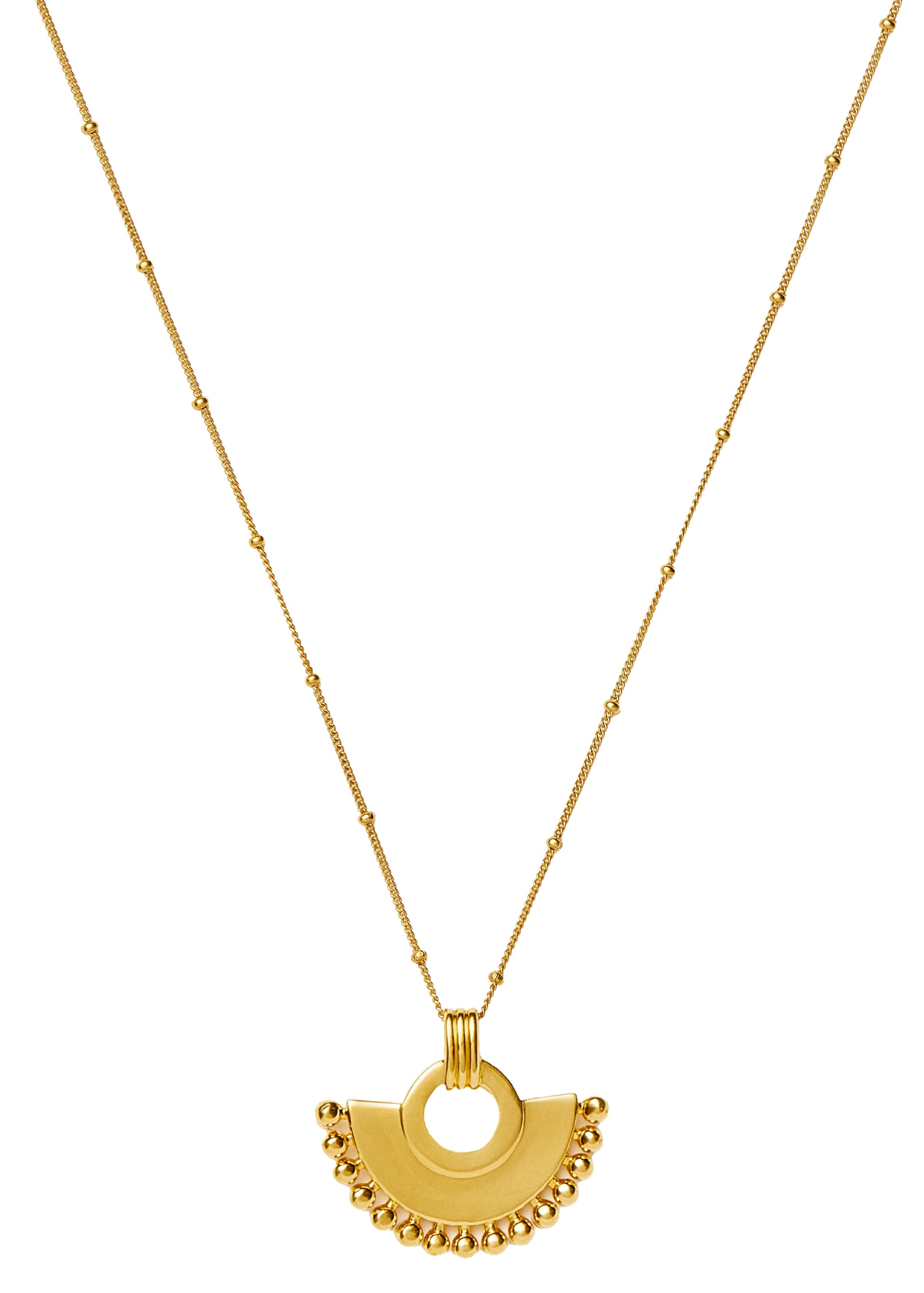 Zenyu 18kt gold-plated necklace