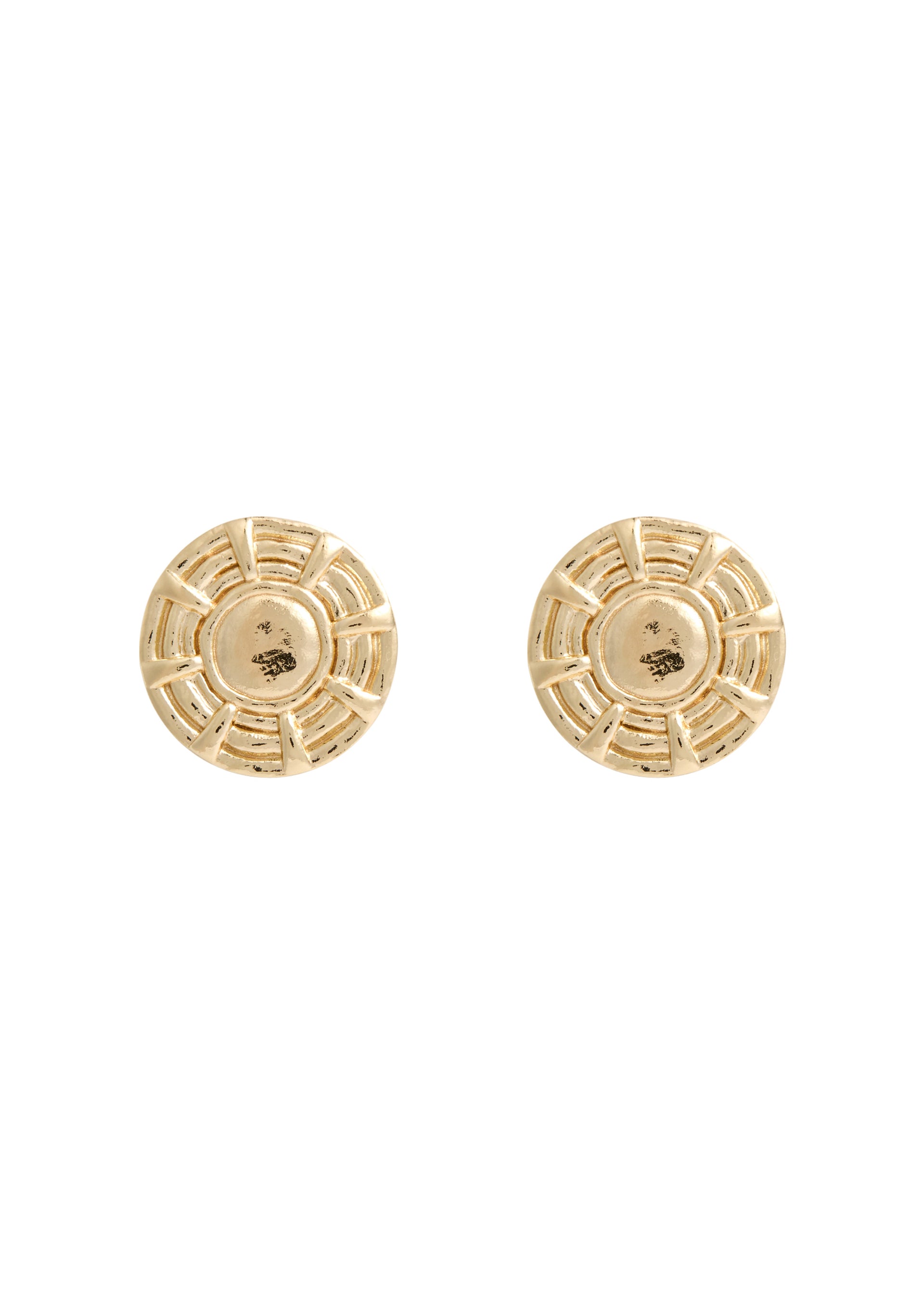 Apollo 18kt gold-plated stud earrings