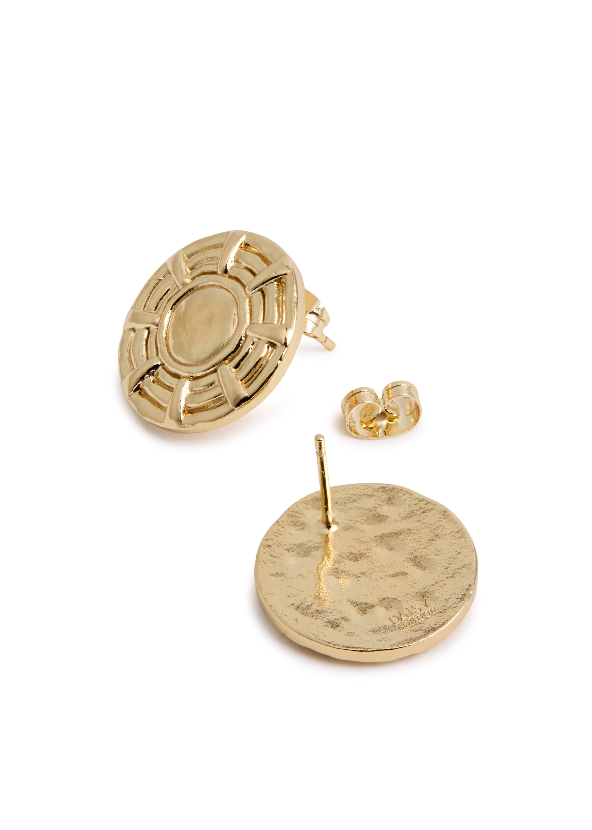Apollo 18kt gold-plated stud earrings