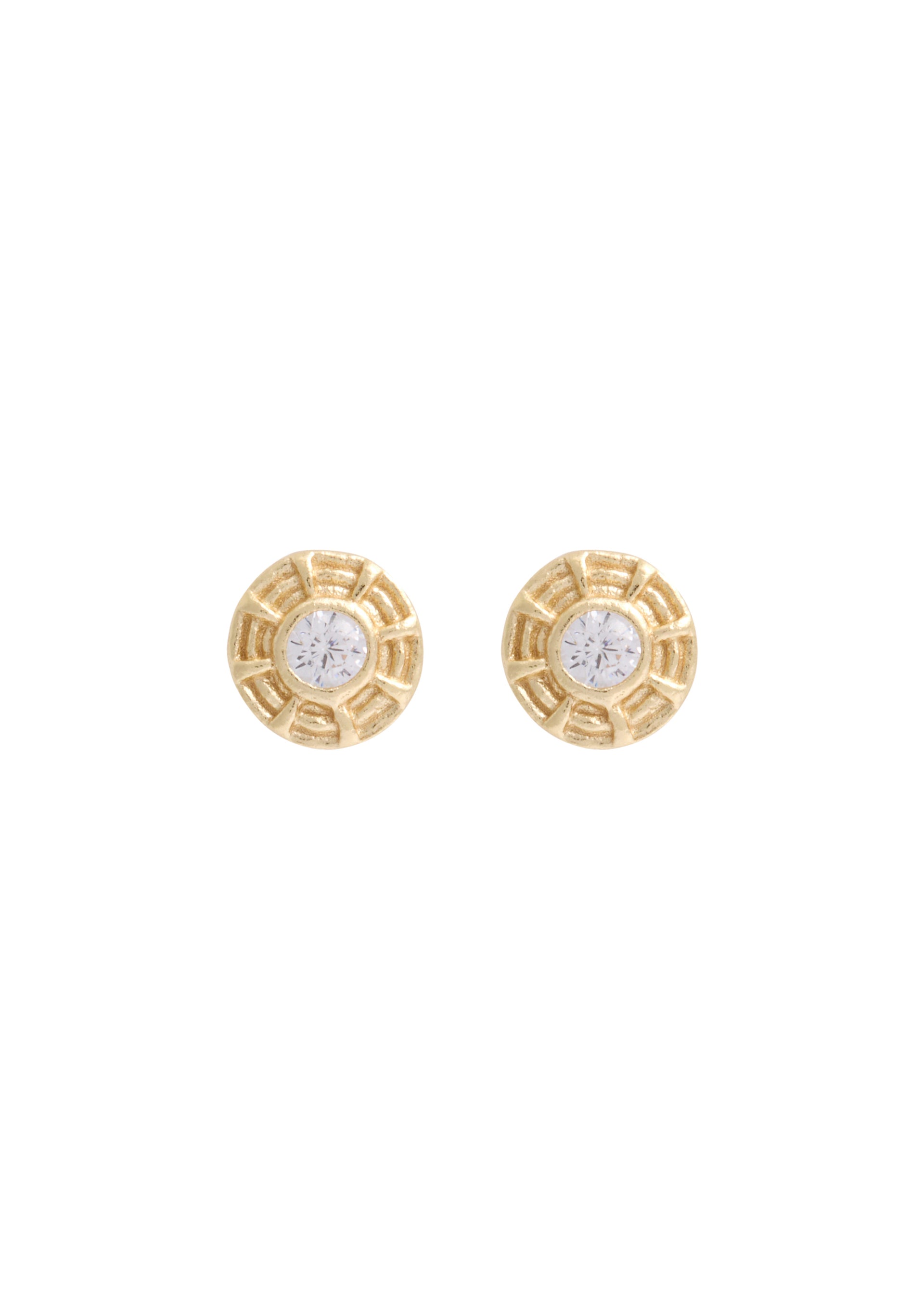 Apollo 18kt gold-plated stud earrings