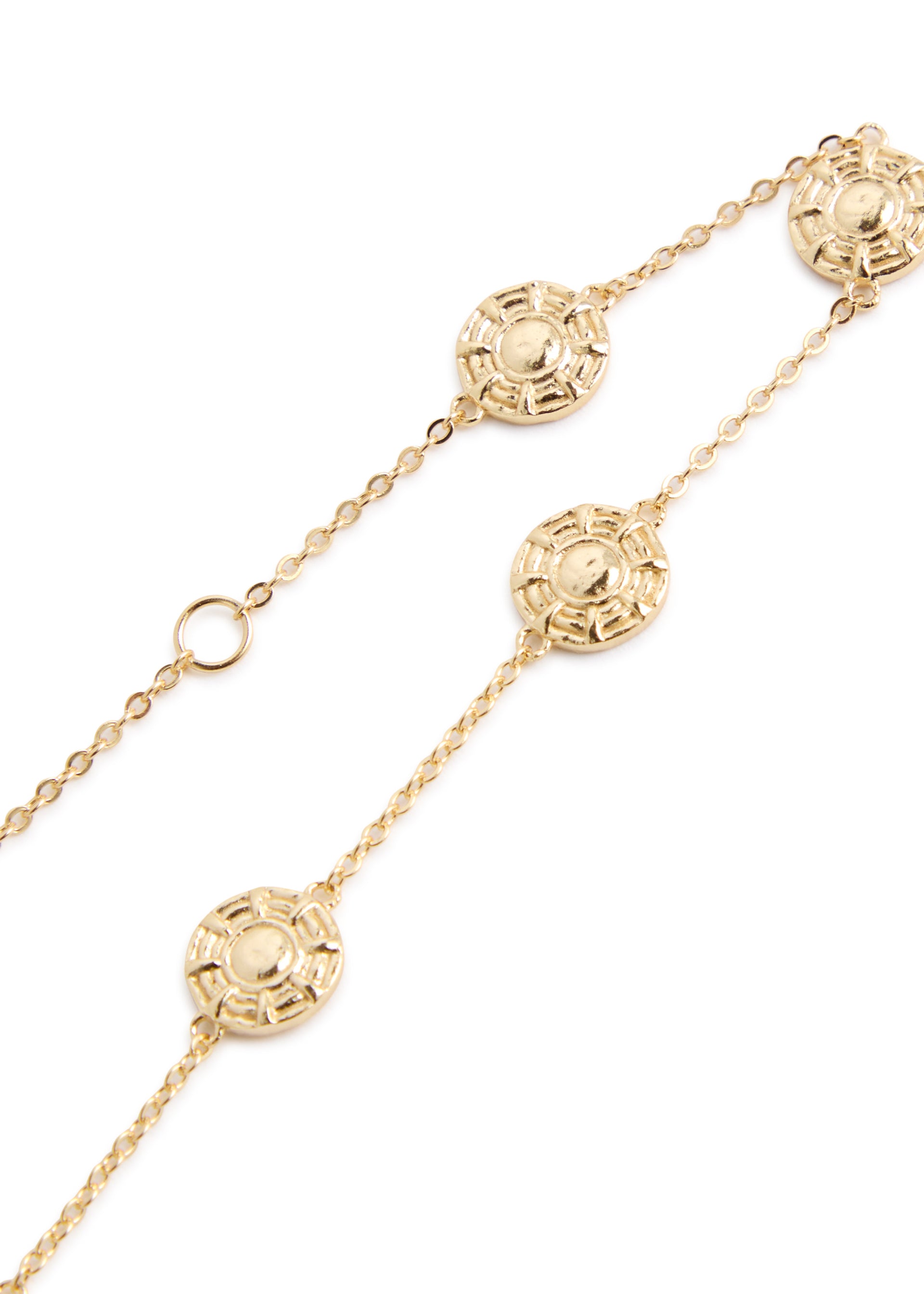 Apollo Amulet 18kt gold-plated bracelet
