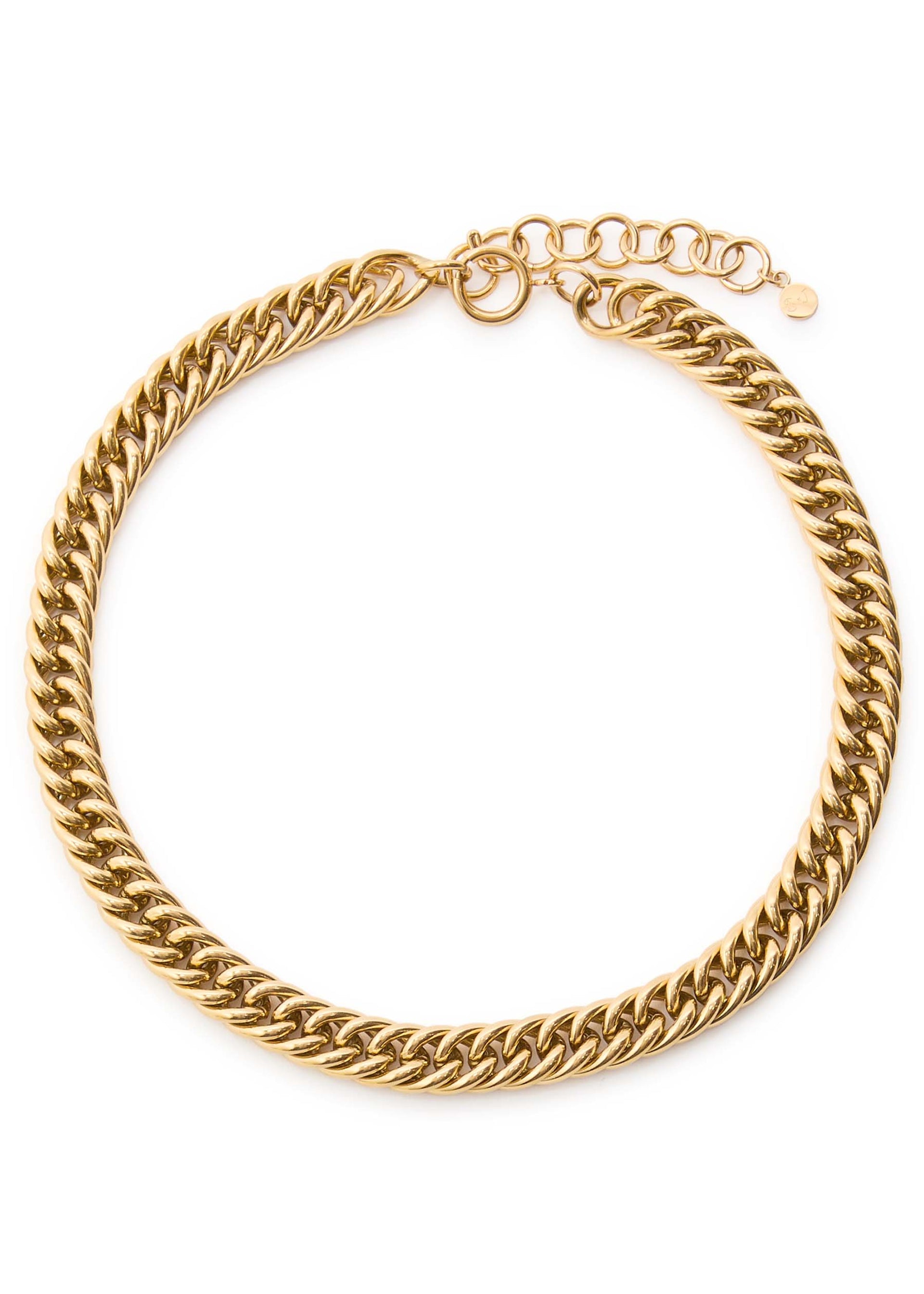 The Mini Juliet 18kt gold-plated chain necklace