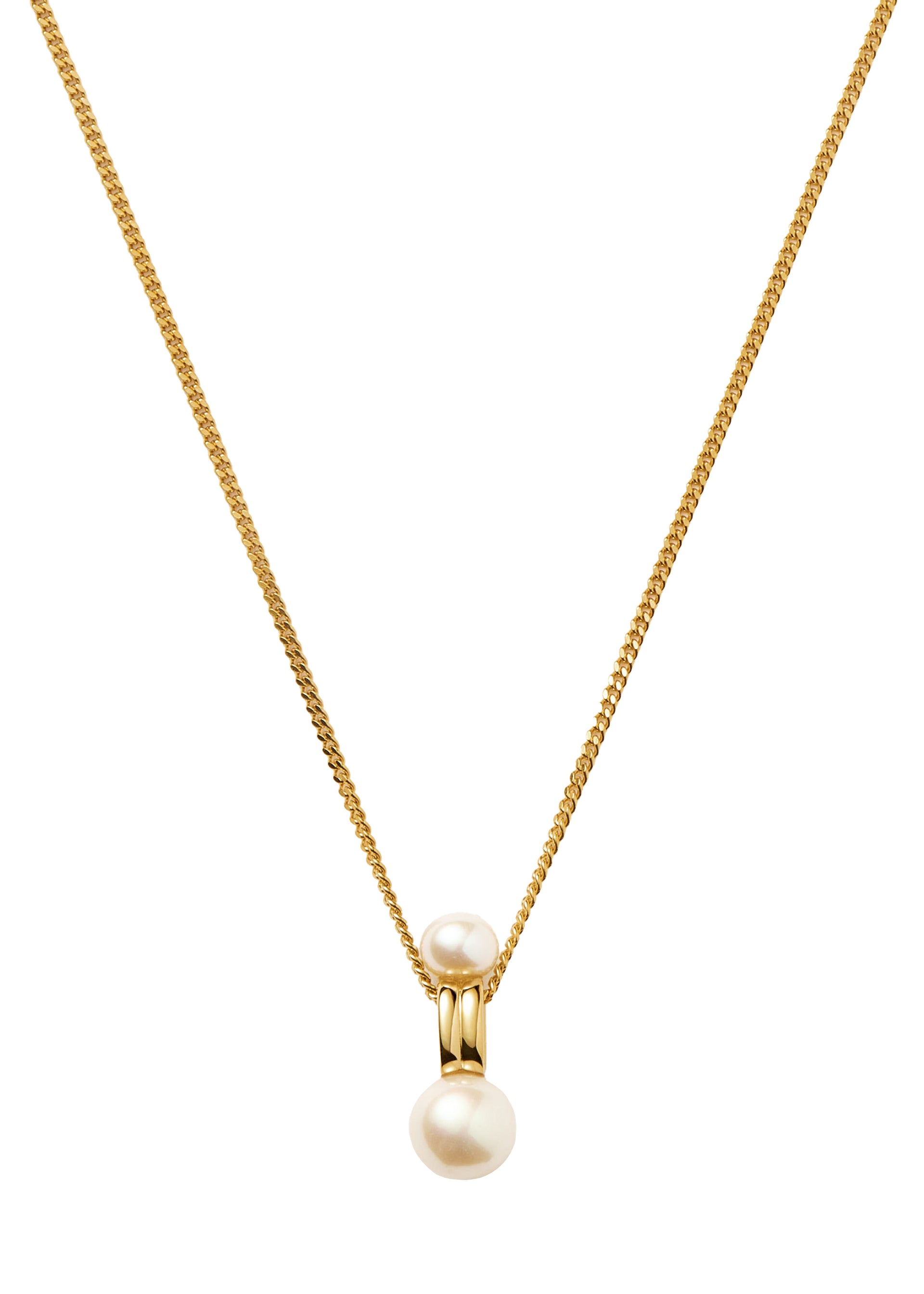 Pearl Ridge 18ct gold vermeil necklace