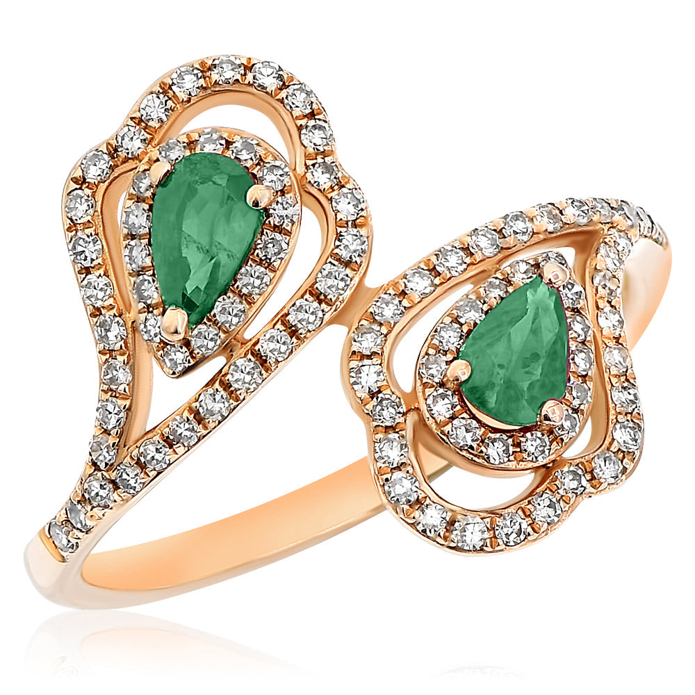 14K Yellow Gold 0.33ct Diamond Ring