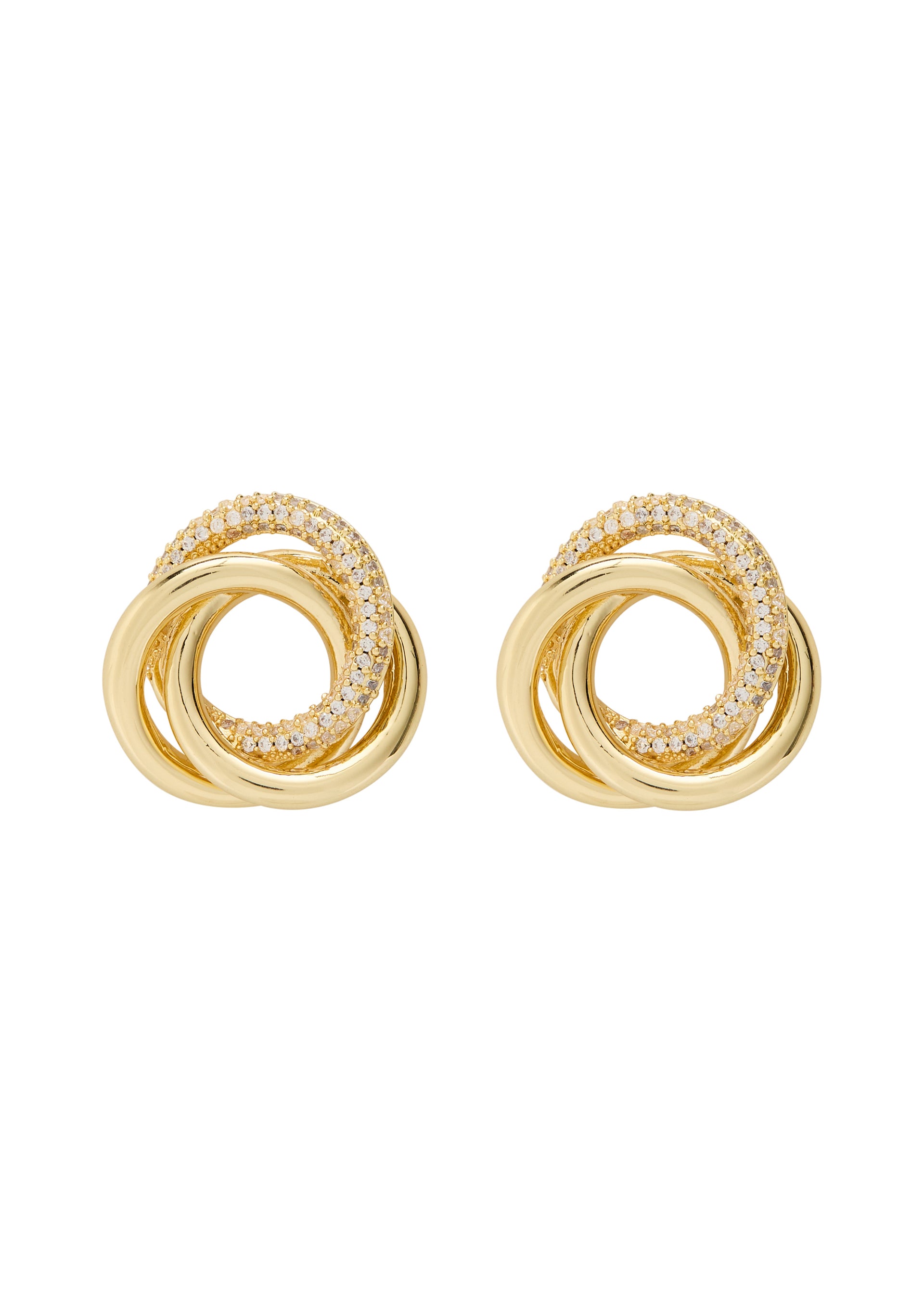 22kt gold-plated drop earrings