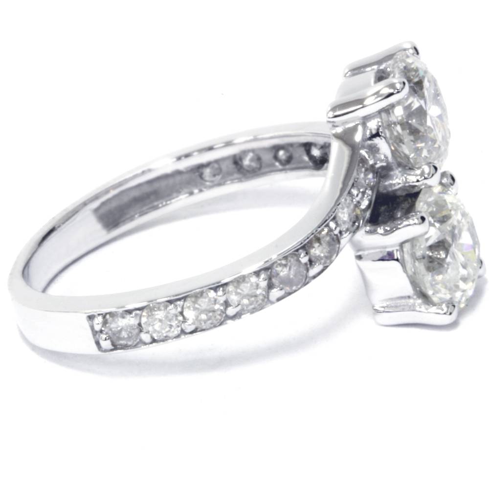 1 1/2 CT Forever Us 2-Stone Two Diamond Ring 14K White Gold