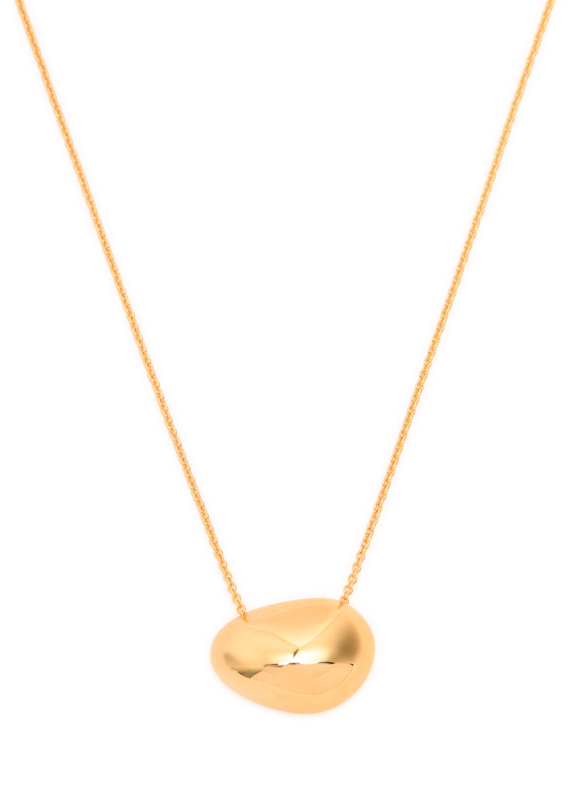 Pebble 14kt gold vermeil necklace