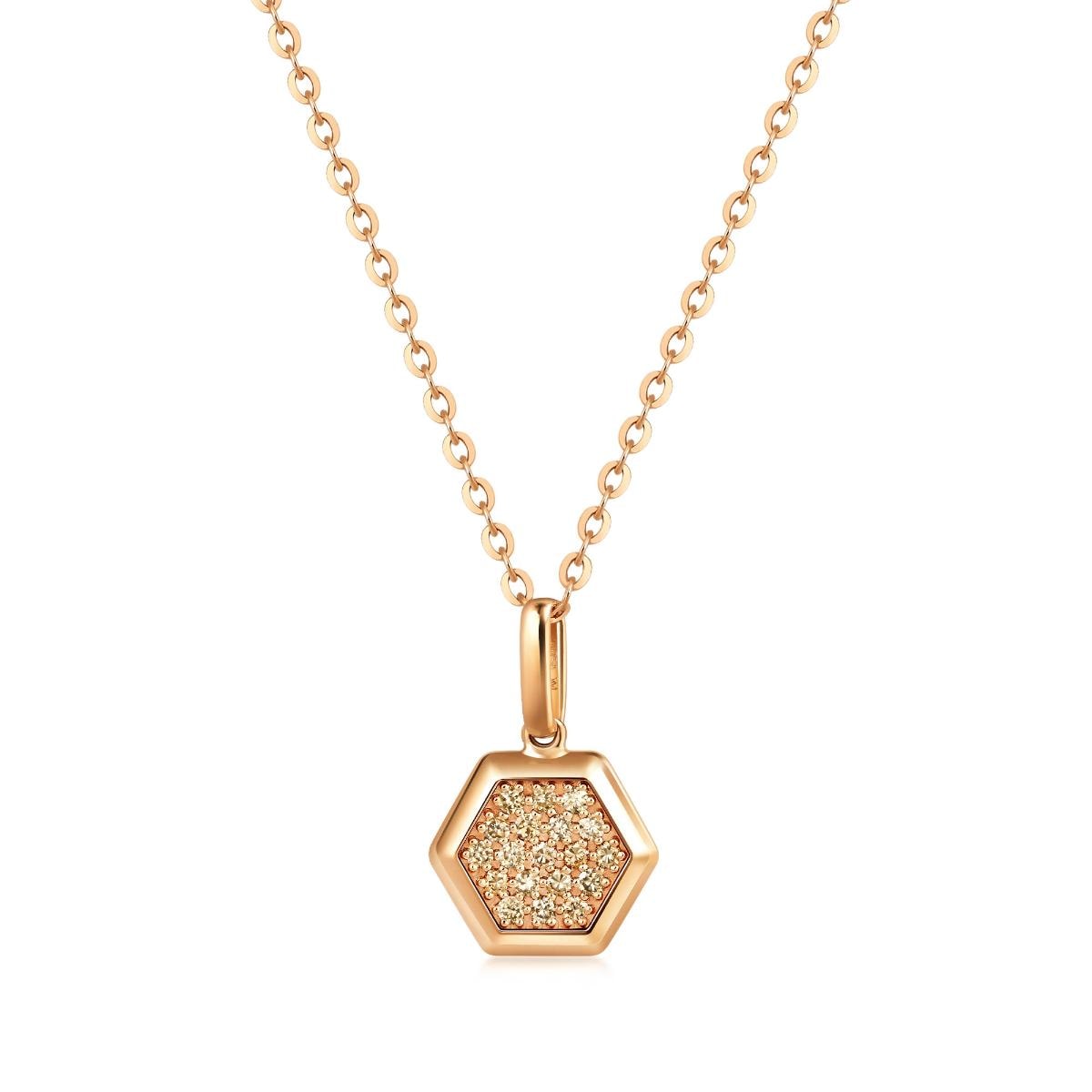 timeless-18k-rose-gold-brown-diamond-pendant-chow-sang-sang