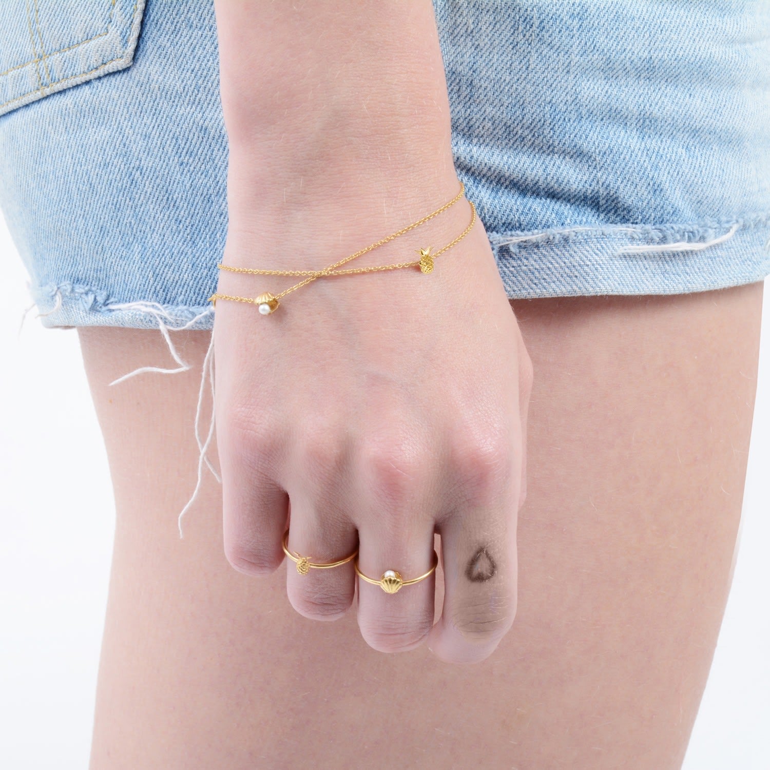 Pineapple Bracelet - Gold