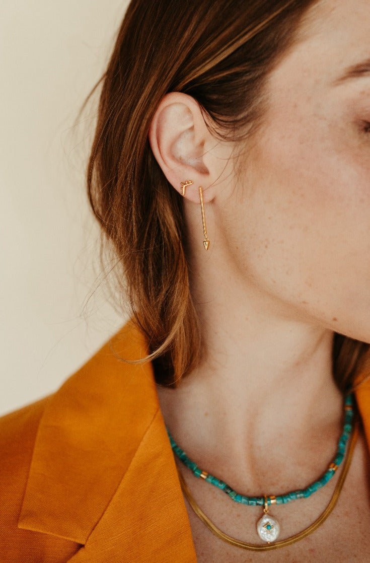Sunrise Earrings - Gold