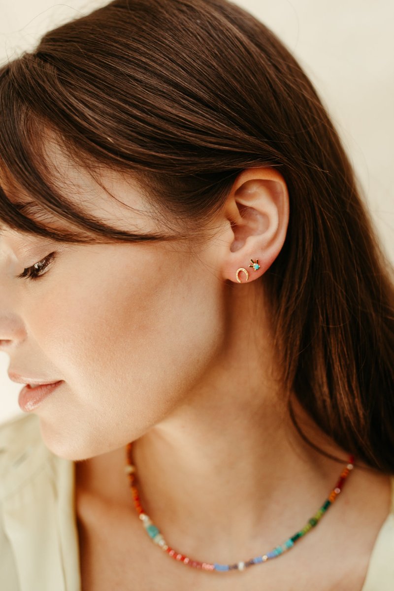 Prairie Star Earrings - Turquoise