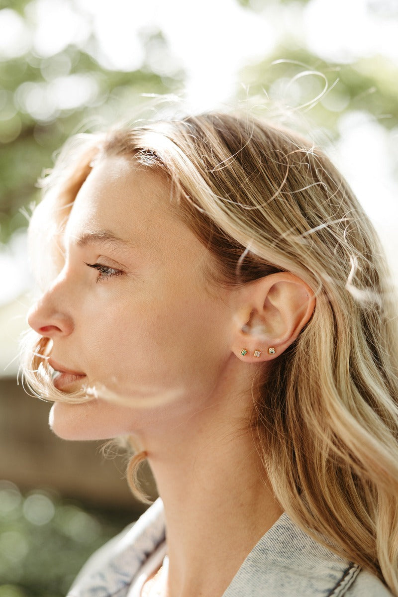 After Hours Earrings - Swiss Blue Topaz