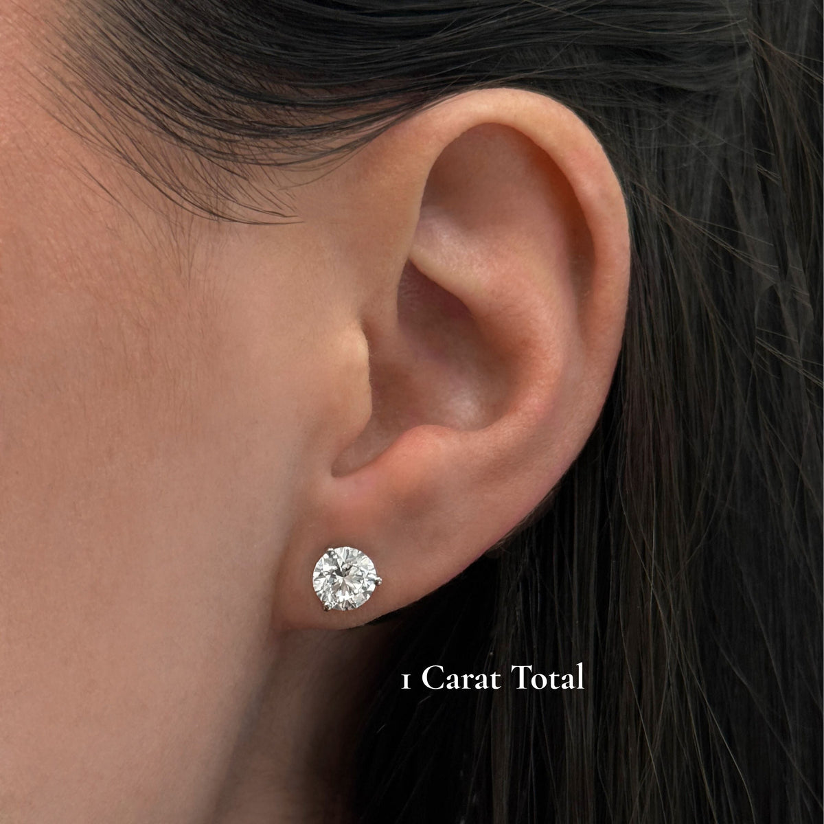 Classic Diamond Stud Earrings