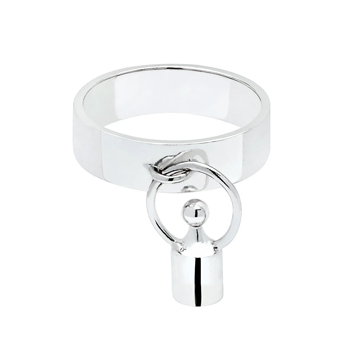 Weight of Love Ring in white gold