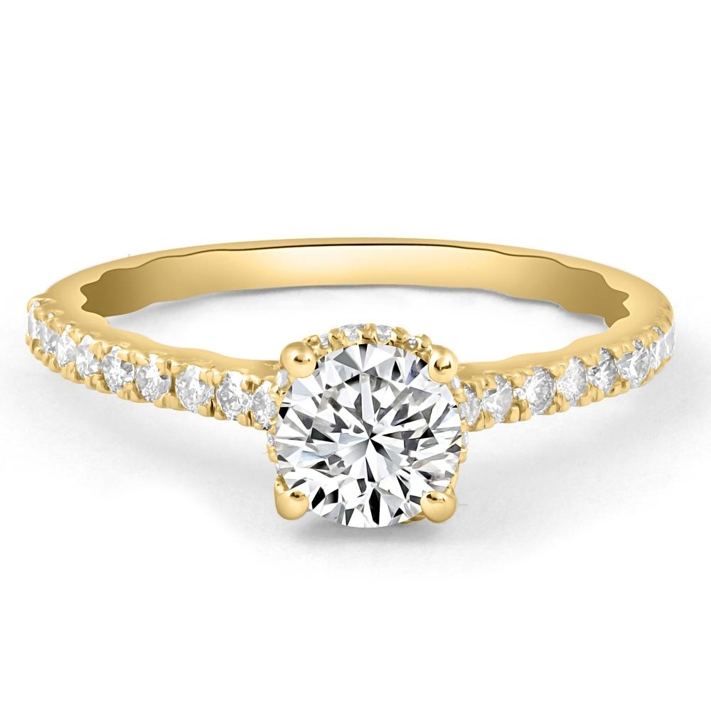 1 1/4 ct Diamond Engagement Ring in 10k White or Yellow Gold
