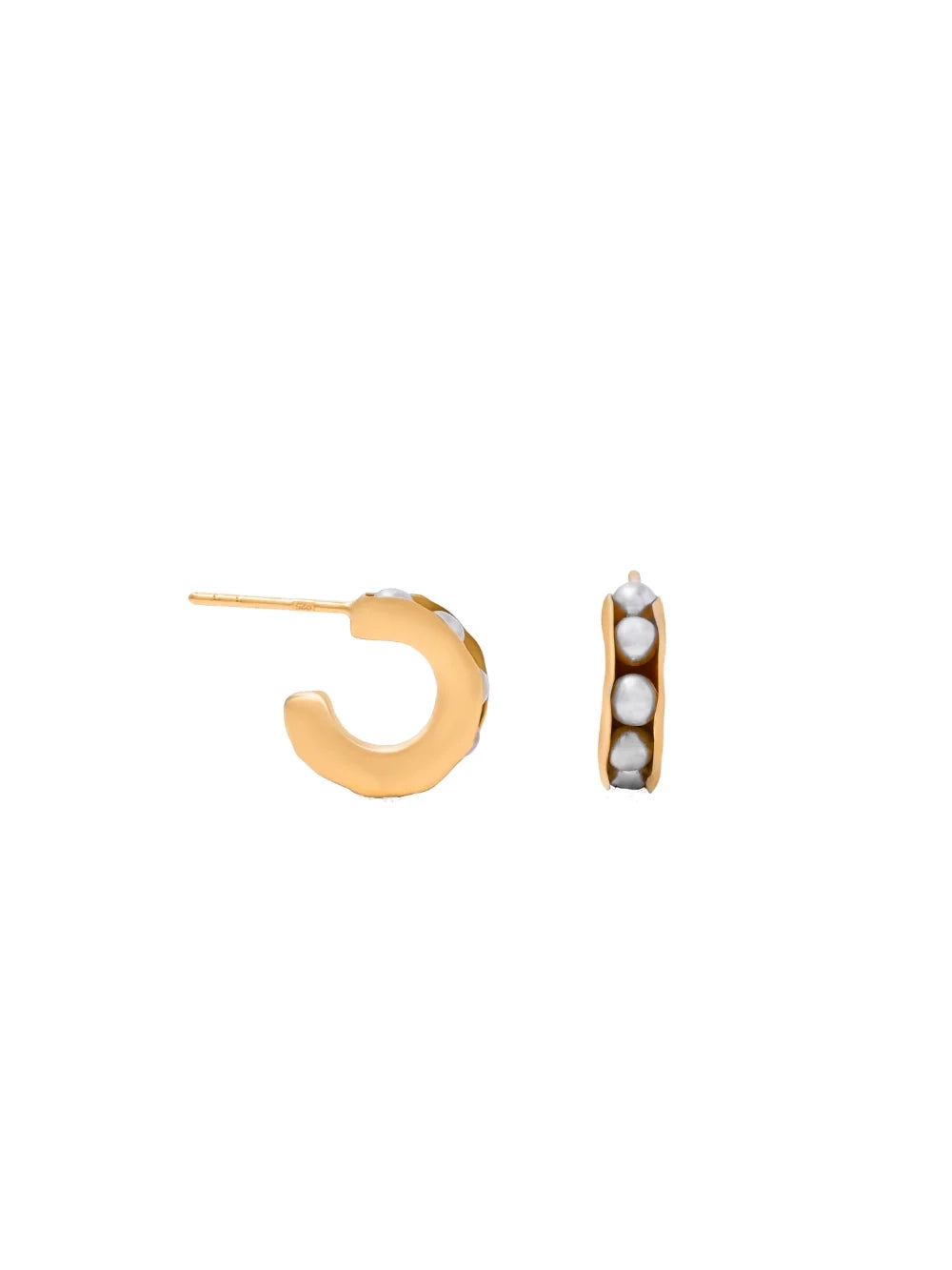Pearl Hoops Small