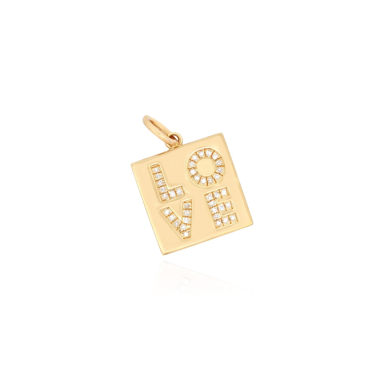 Diamond Square Love Charm