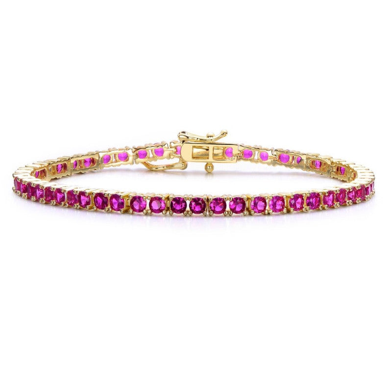 Sterling Silver Cubic Zirconia Tennis Bracelet