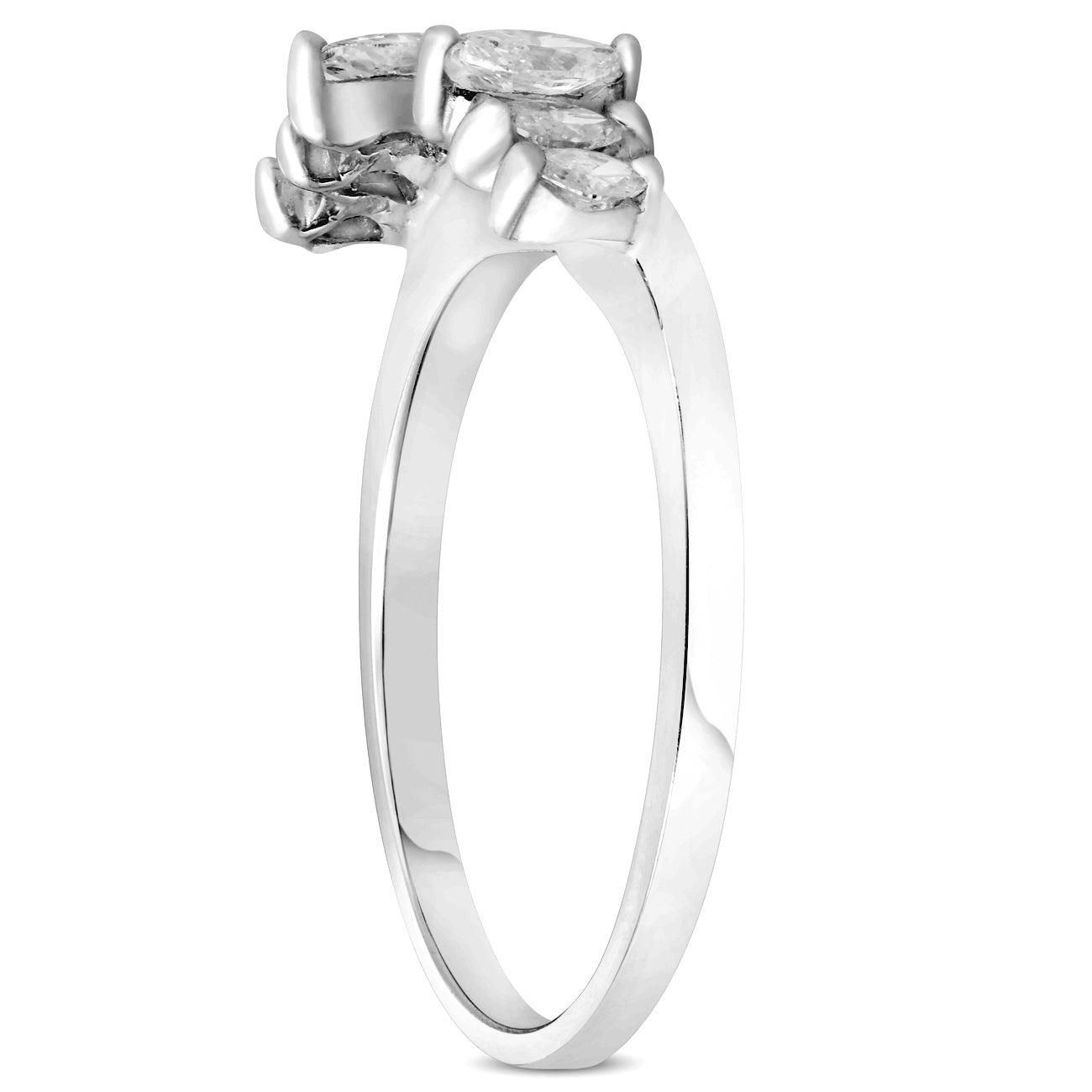 5/8 ct Marquise Diamond Ring Enhancer 14K White Gold